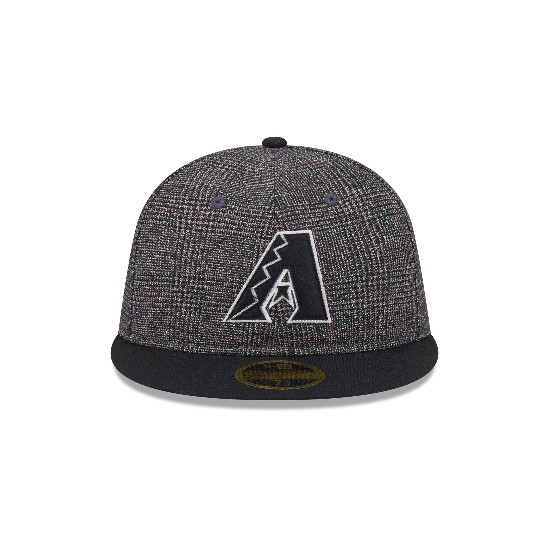 Arizona Diamondbacks Plaid Retro Crown 59FIFTY Fitted Hat - Image 2