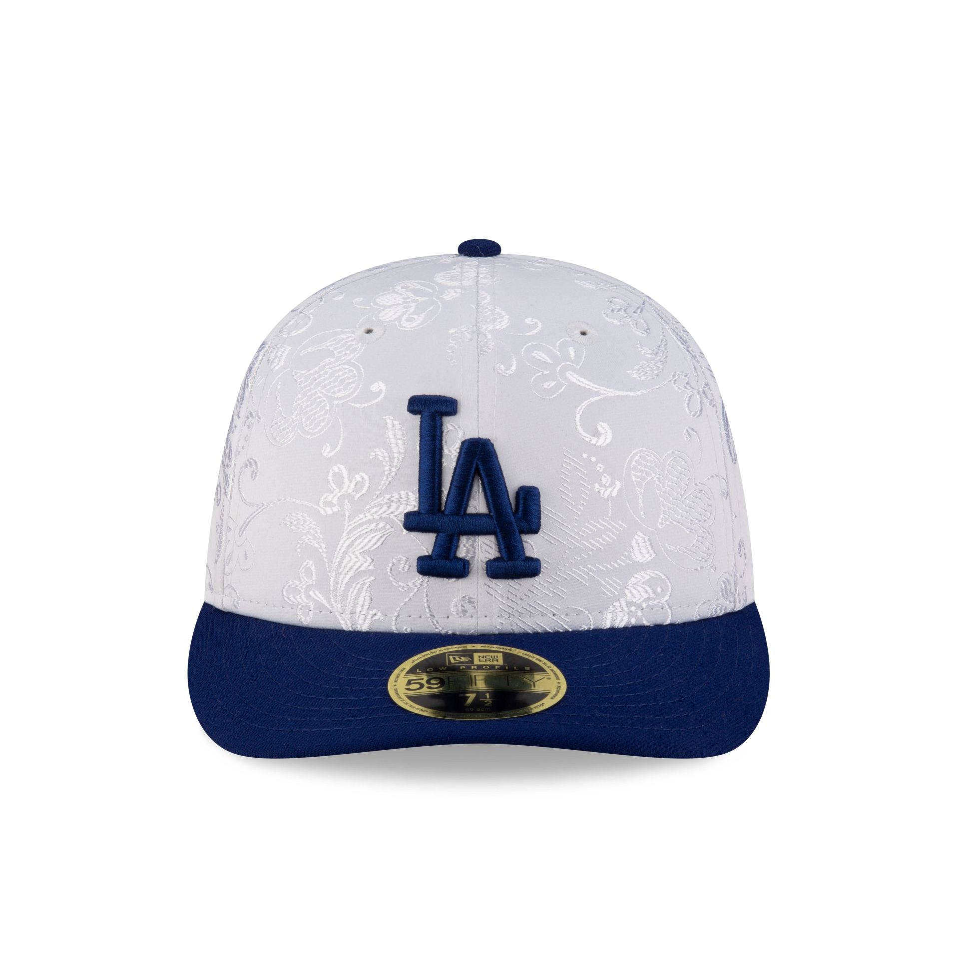 Los Angeles Dodgers Floral Shine Low Profile 59FIFTY Fitted Hat - Image 2