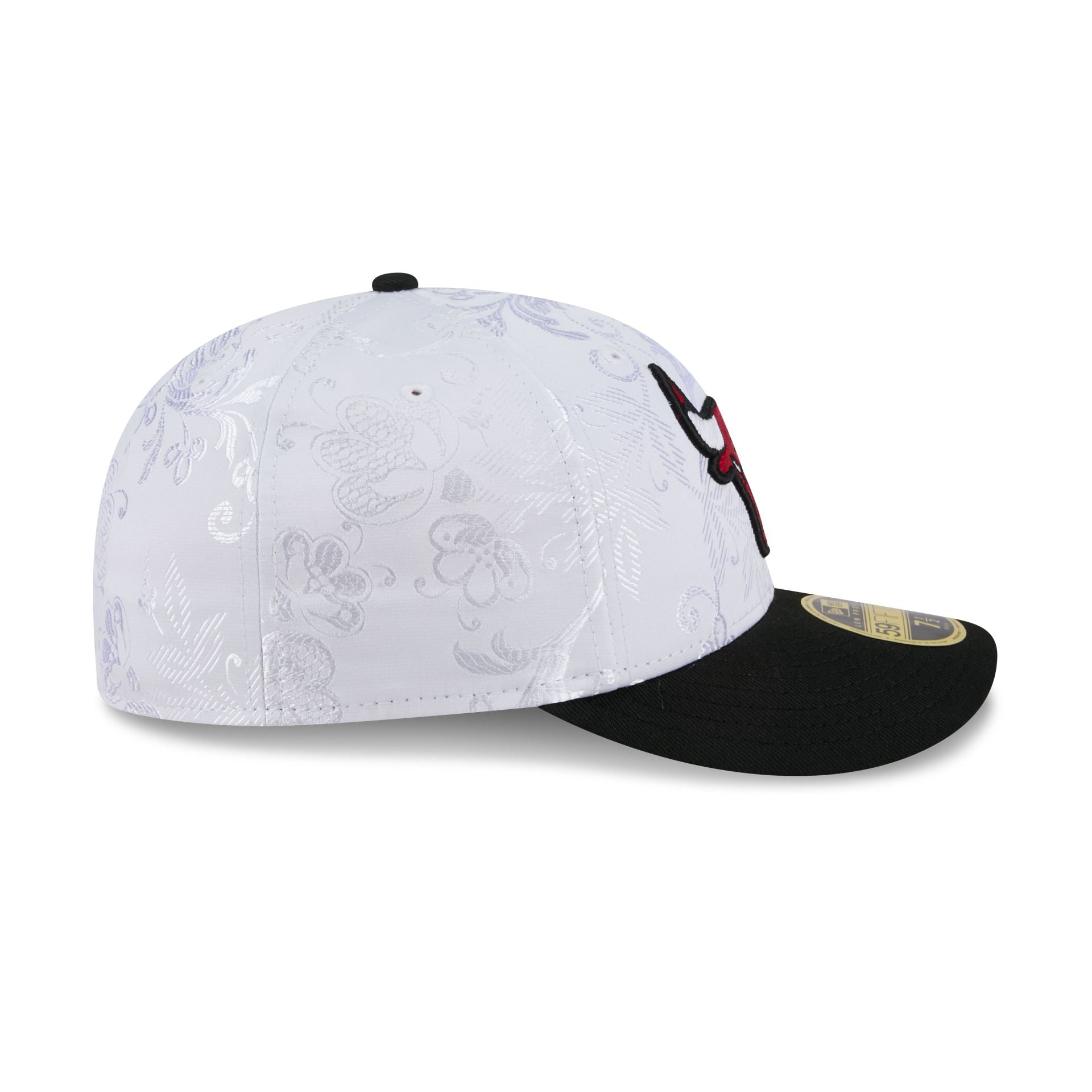 Chicago Bulls Floral Shine Low Profile 59FIFTY Fitted Hat - Image 5