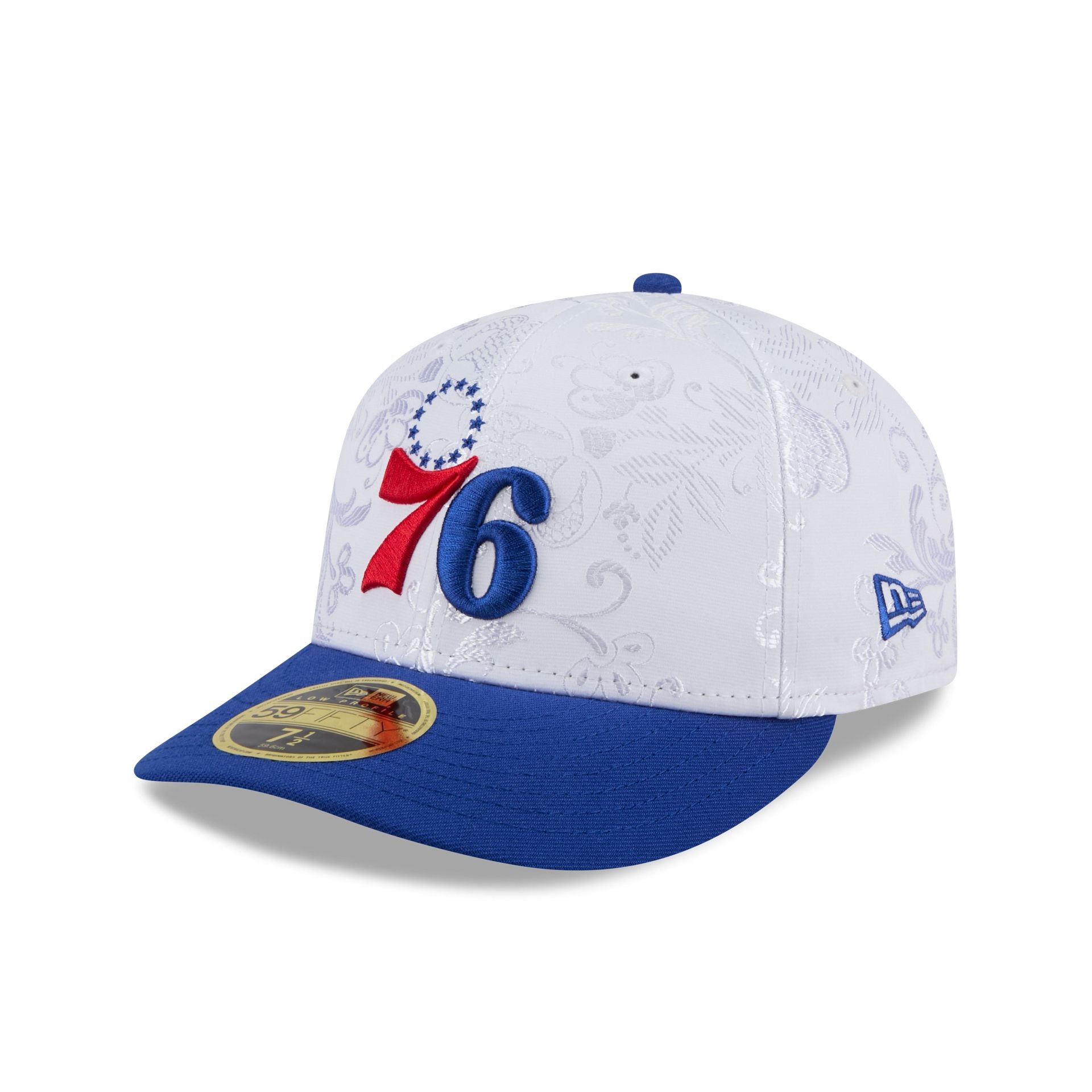 Philadelphia 76ers Floral Shine Low Profile 59FIFTY Fitted Hat