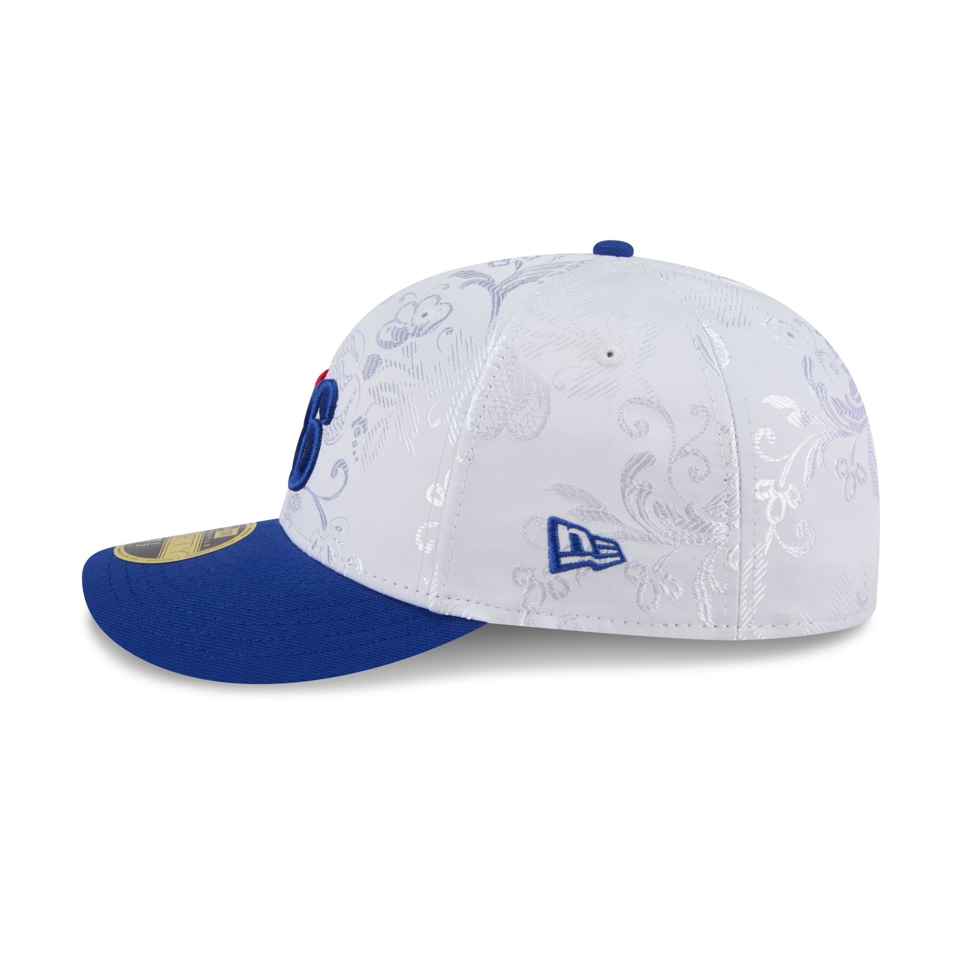 Philadelphia 76ers Floral Shine Low Profile 59FIFTY Fitted Hat - Image 4