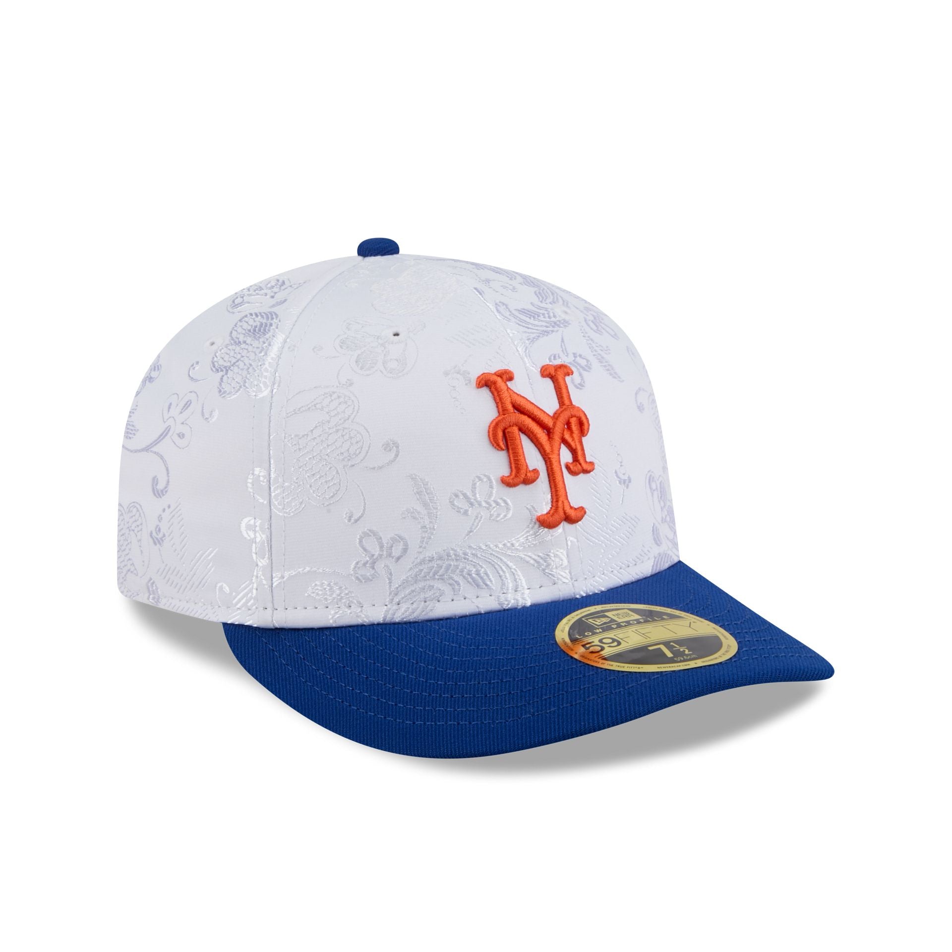New York Mets Floral Shine Low Profile 59FIFTY Fitted Hat - Image 3