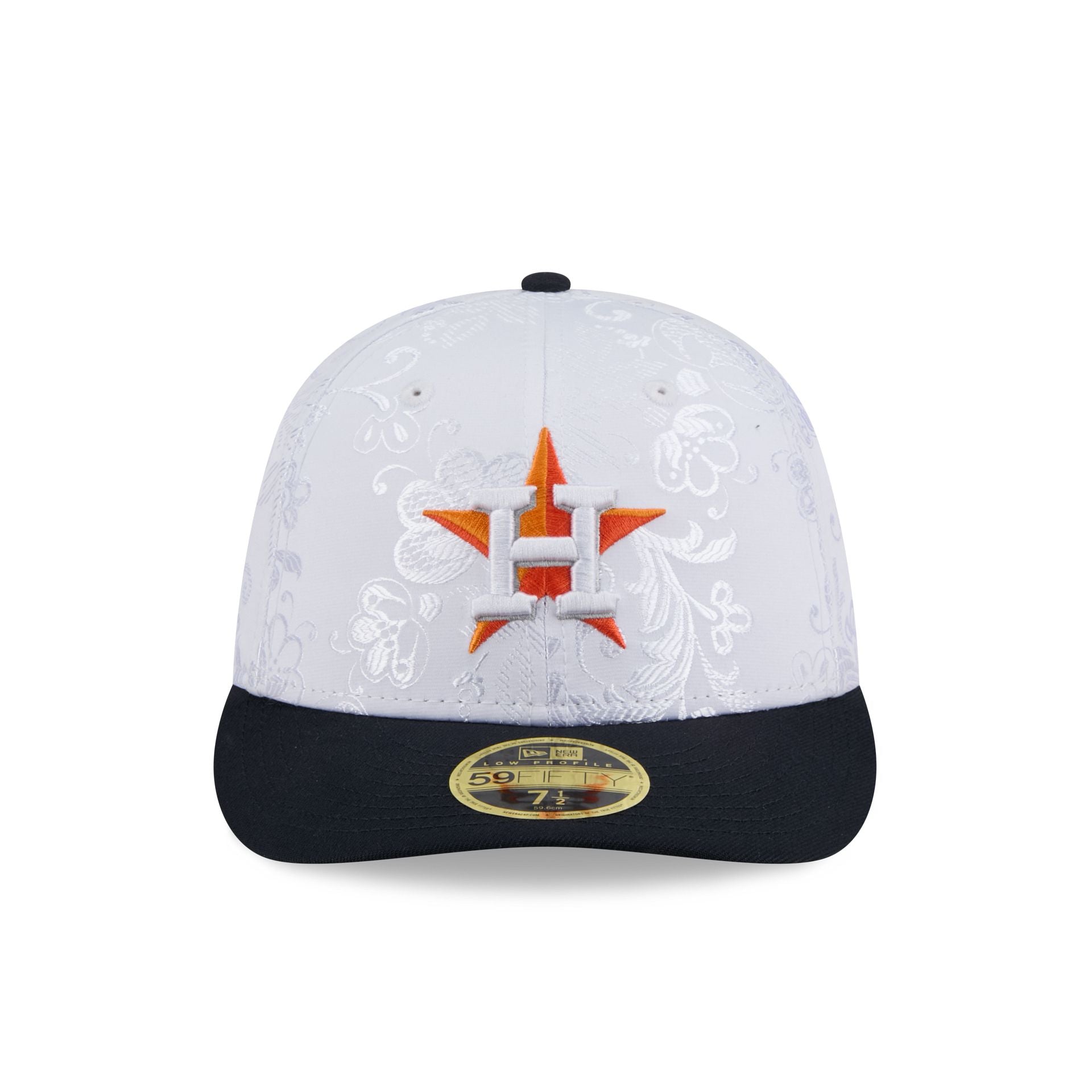 Houston Astros Floral Shine Low Profile 59FIFTY Fitted Hat - Image 2