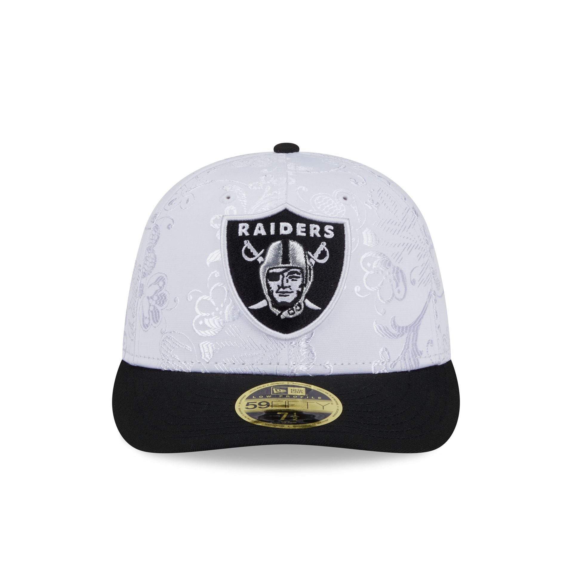 Las Vegas Raiders Floral Shine Low Profile 59FIFTY Fitted Hat - Image 2