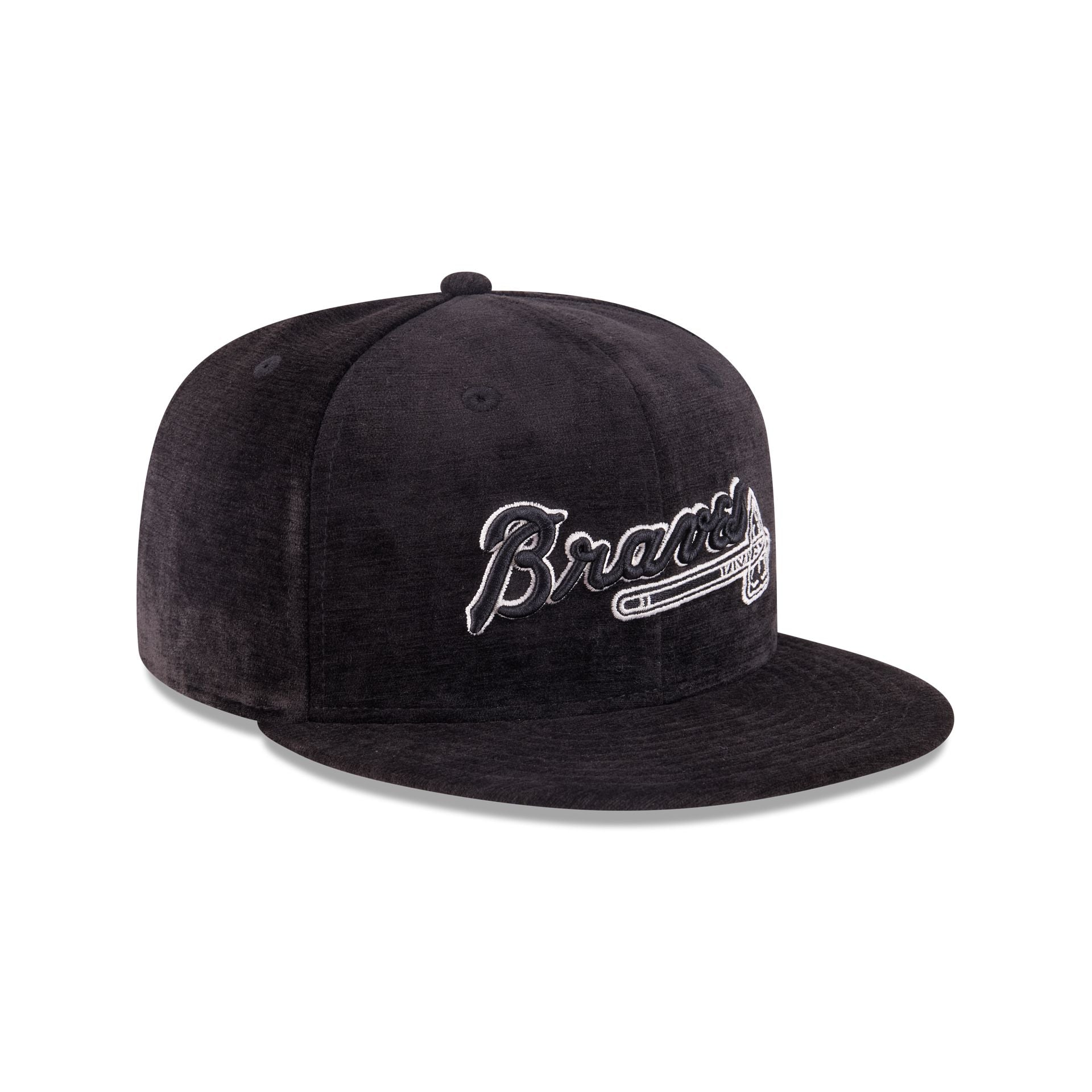 Atlanta Braves Black Velvet 59FIFTY Fitted Hat - Image 3