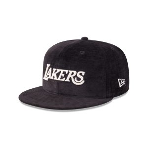 Los Angeles Lakers Black Velvet 59FIFTY Fitted Hat