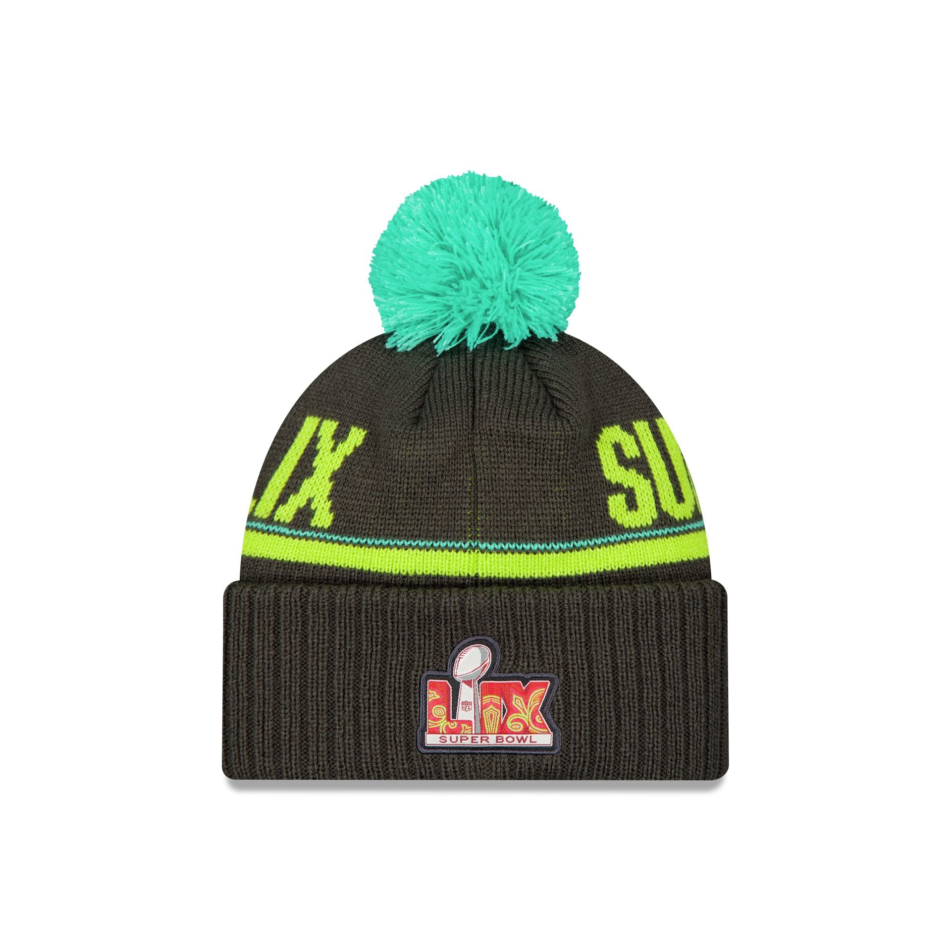 Kansas City Chiefs Super Bowl LIX Participation Pom Knit Hat - Image 2