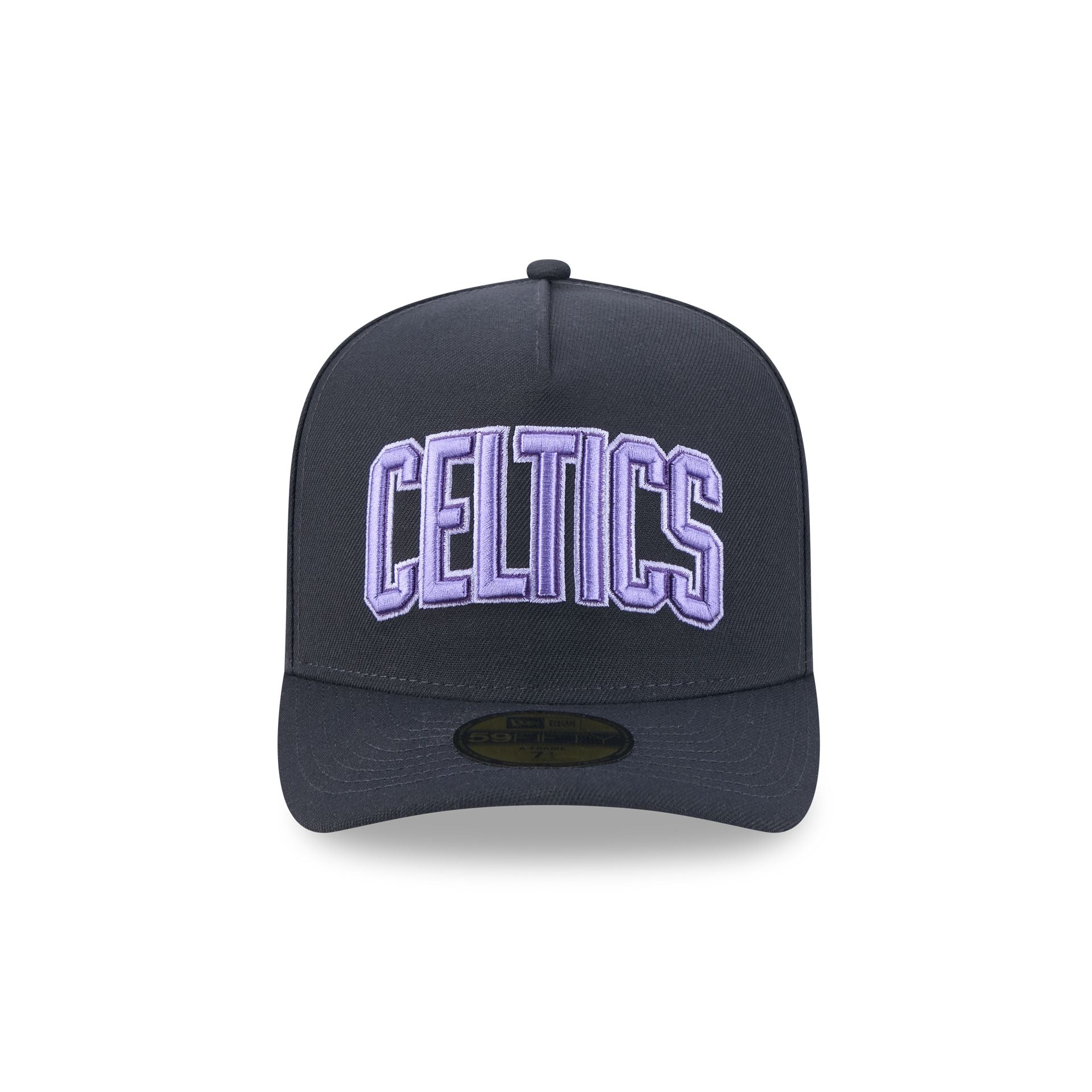 Boston Celtics Navy Lavender 59FIFTY A-Frame Fitted Hat - Image 2