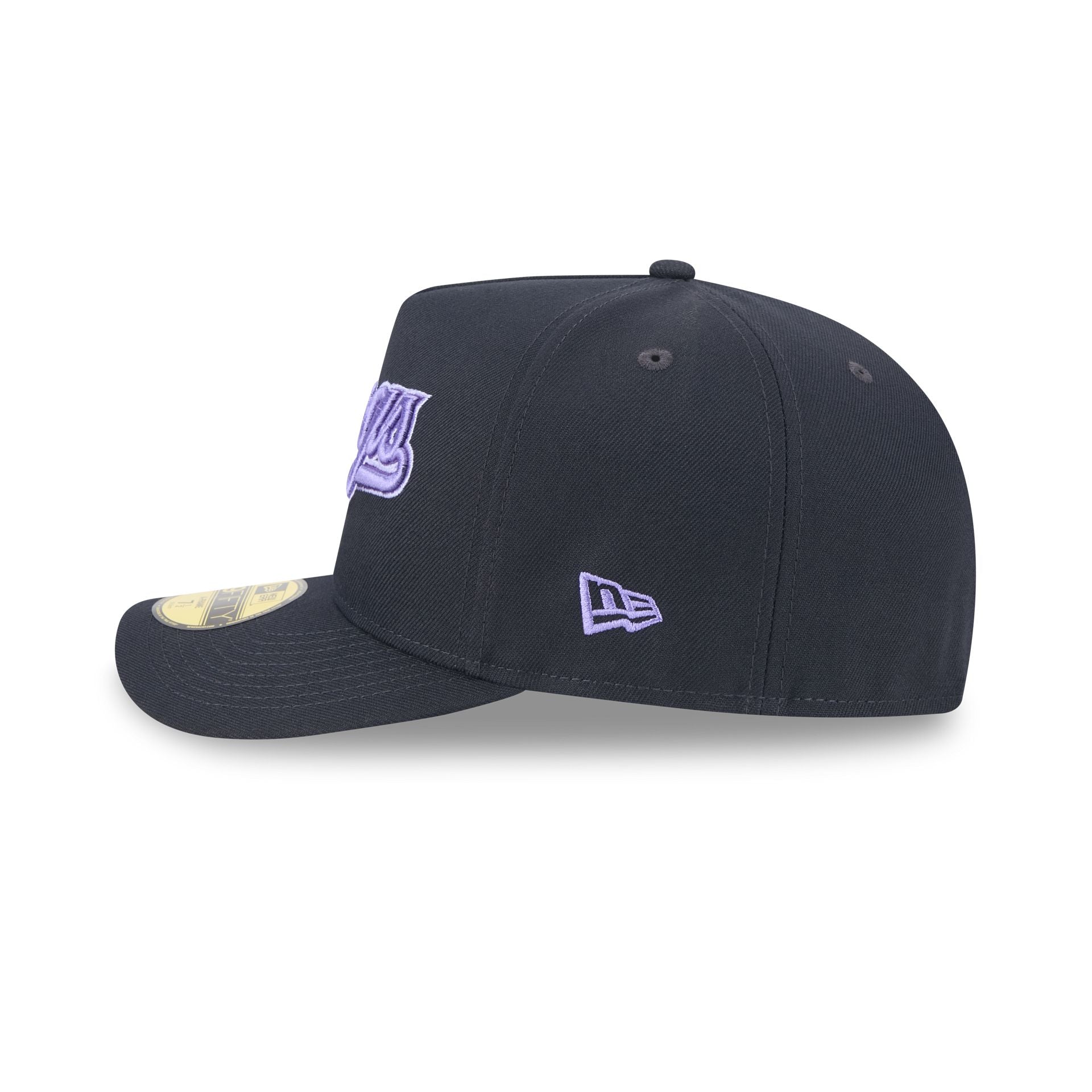 Sacramento Kings Navy Lavender 59FIFTY A-Frame Fitted Hat - Image 4