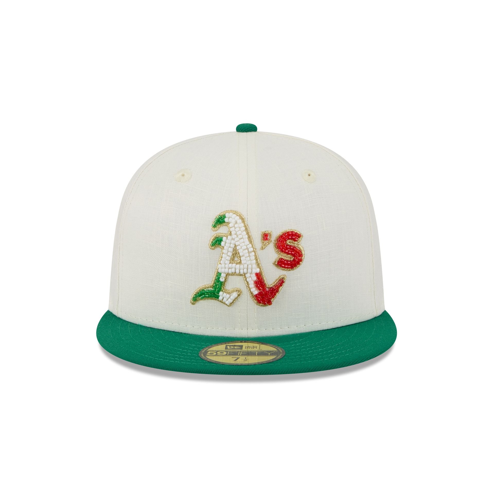 Athletics Beaded Linen 59FIFTY Fitted Hat - Image 2