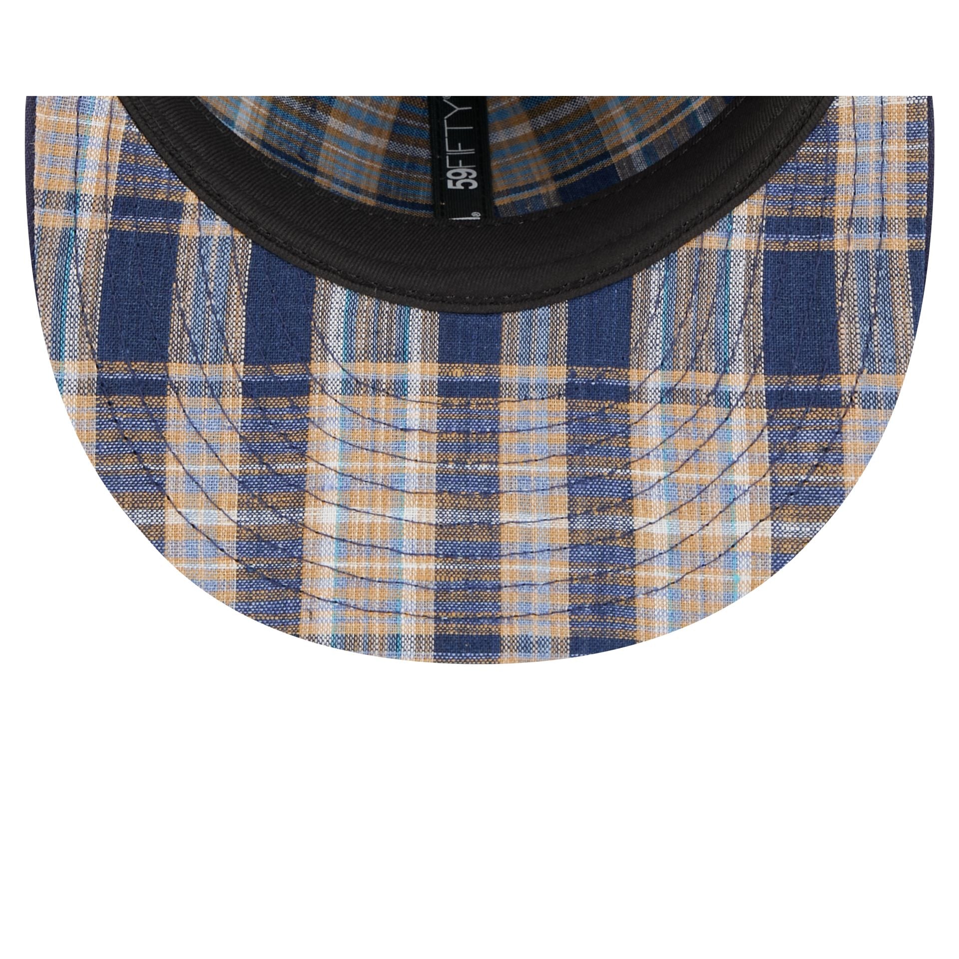 Texas Rangers Blue Tartan 59FIFTY Fitted Hat - Image 7