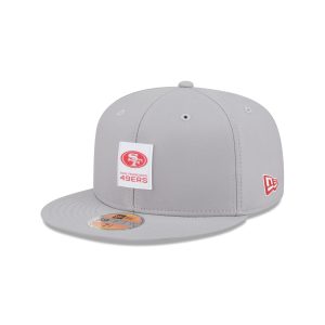 San Francisco 49ers 2025 Sideline Hot Weather Gray 59FIFTY Fitted Hat