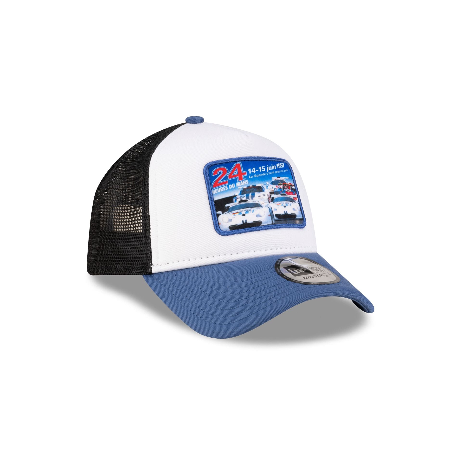 24 Hours of Le Mans Patch Blue 9FORTY A-Frame Trucker Hat - Image 3