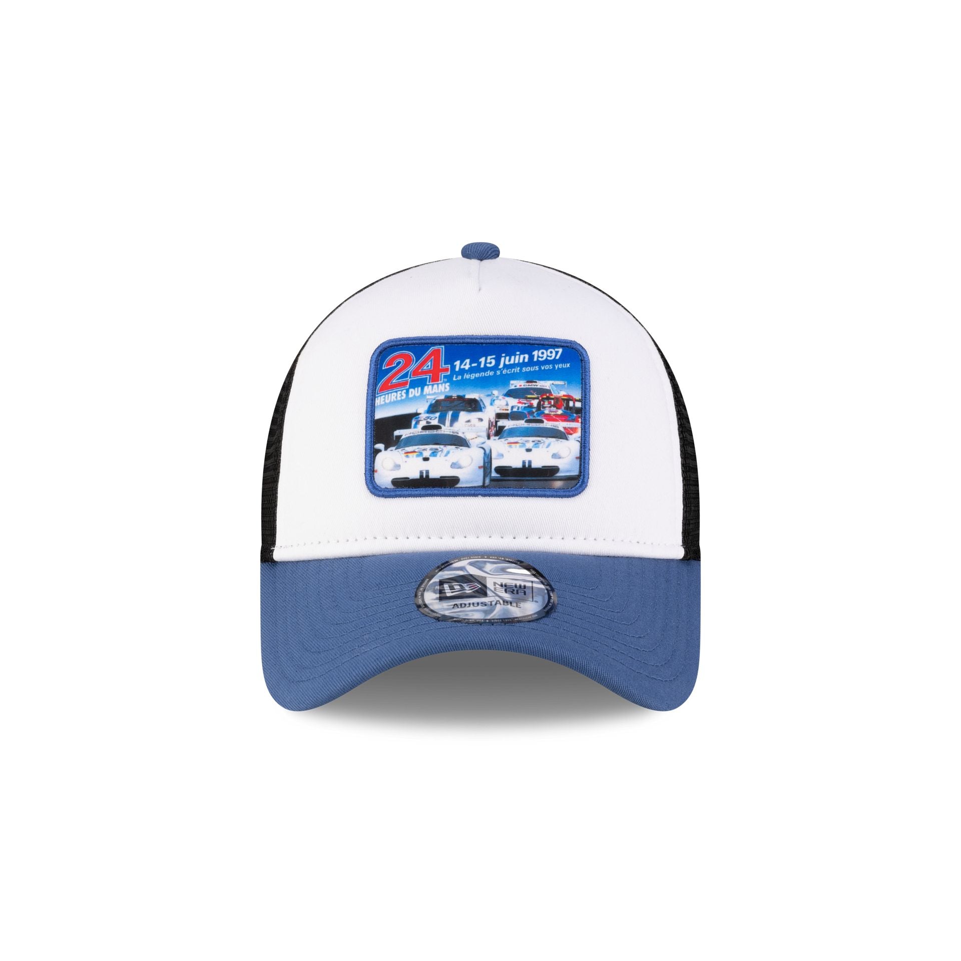 24 Hours of Le Mans Patch Blue 9FORTY A-Frame Trucker Hat - Image 2