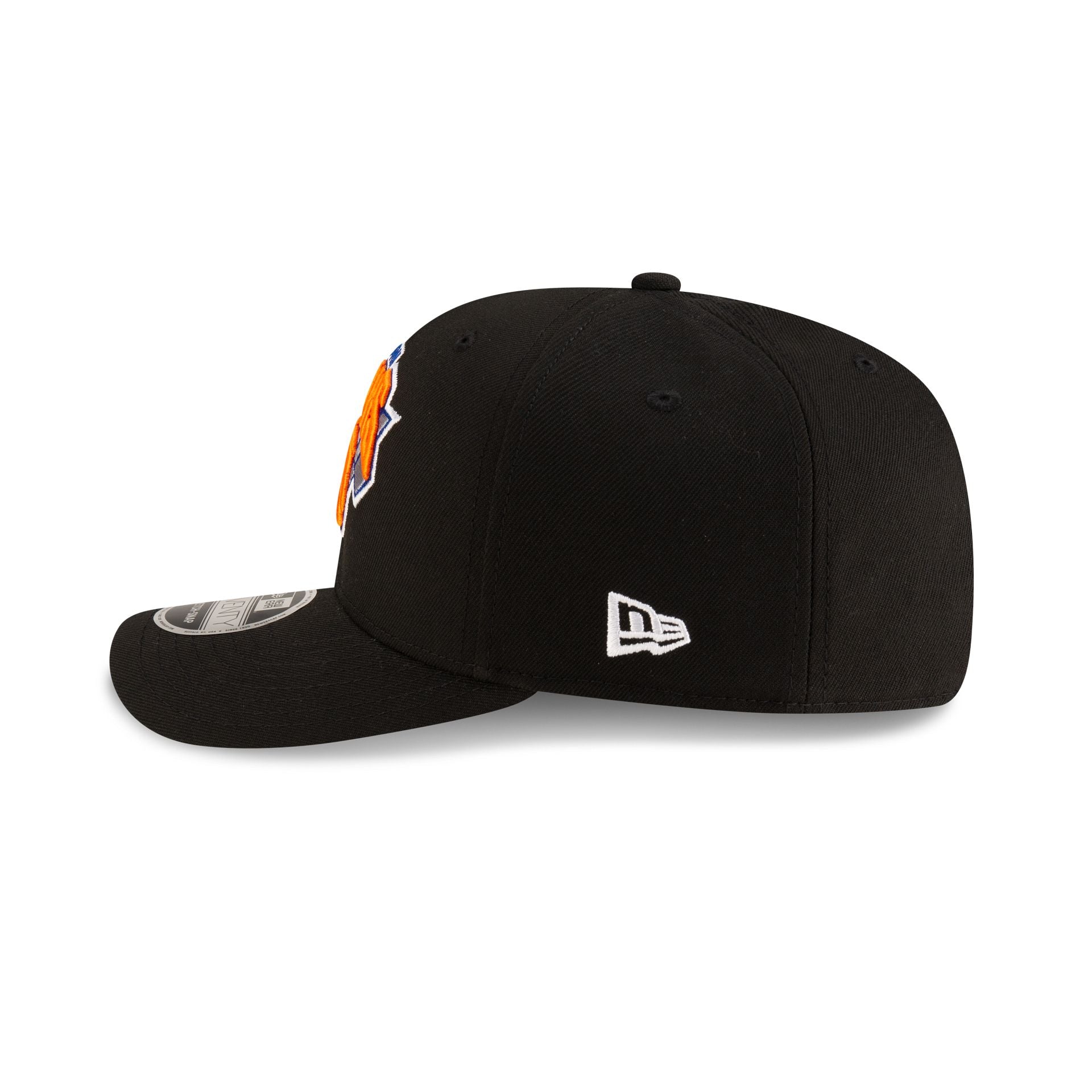 New York Knicks Team Black 9SEVENTY Stretch-Snap Hat - Image 4