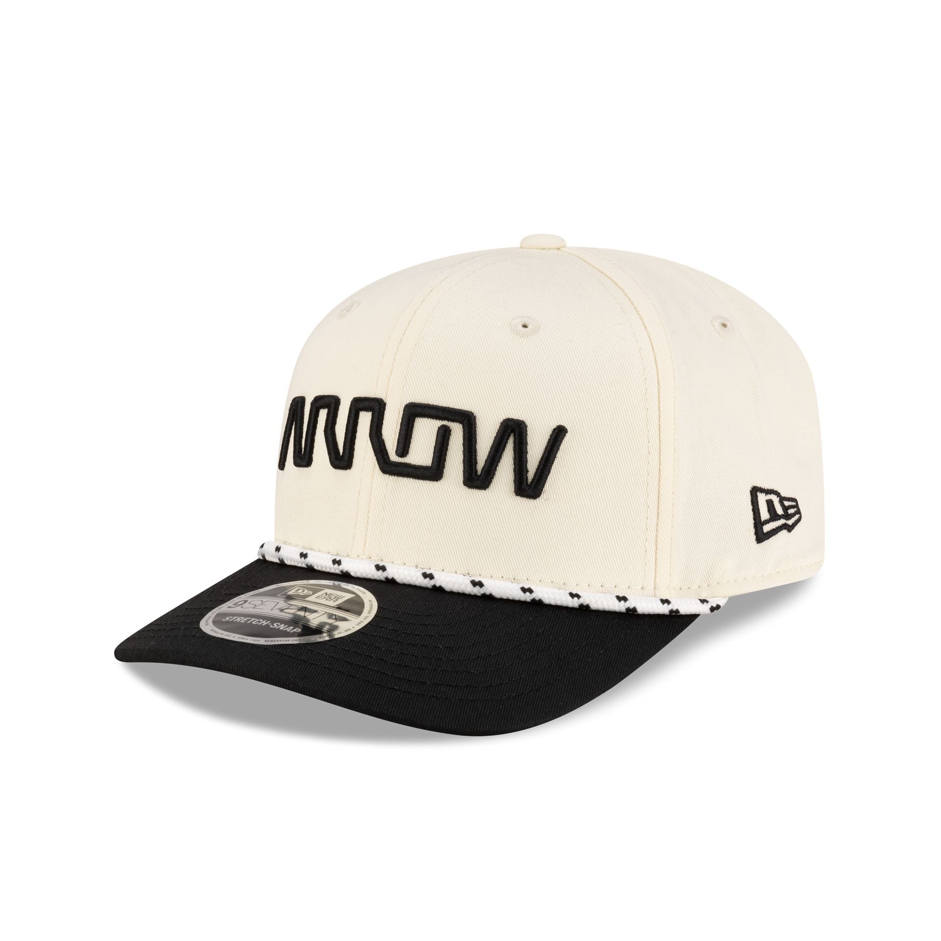 Arrow McLaren IndyCar Team White 9SEVENTY Stretch-Snap Hat - Image 3