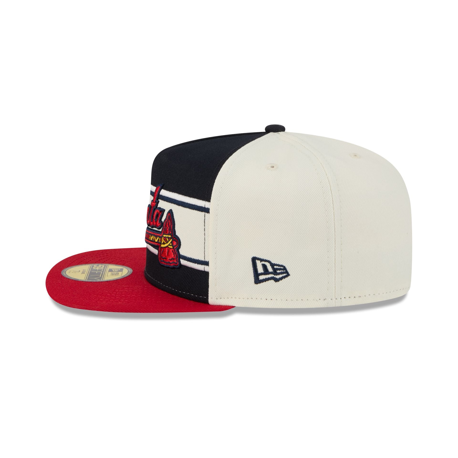 Atlanta Braves Summer Derby 59FIFTY A-Frame Fitted Hat - Image 5