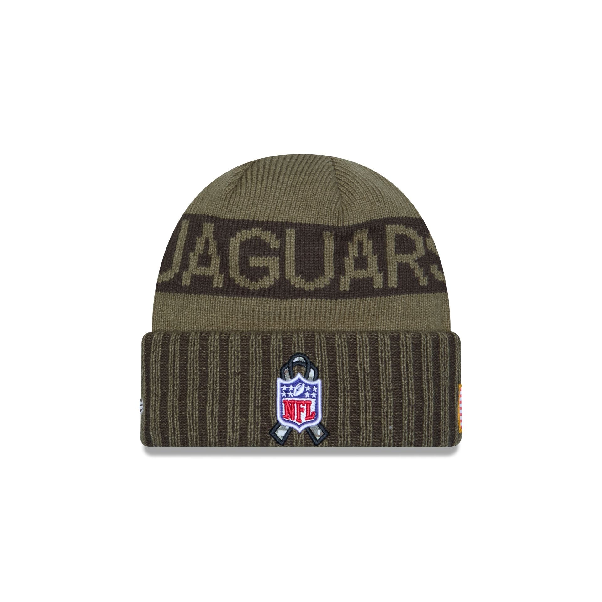 Jacksonville Jaguars 2025 Salute to Service Cuff Knit Hat - Image 4