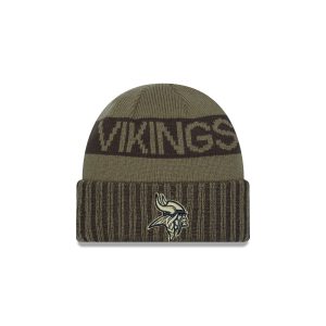 Minnesota Vikings 2025 Salute to Service Cuff Knit Hat