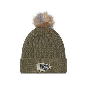 Kansas City Chiefs 2025 Salute to Service Women's Pom Knit Hat