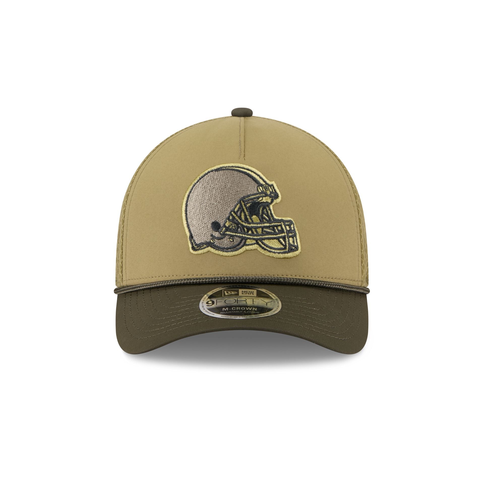 Cleveland Browns 2025 Salute to Service 9FORTY M-Crown A-Frame Trucker Hat - Image 2
