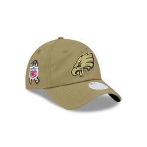 Philadelphia Eagles 2025 Salute to Service Women's Open Back Adjustable Hat