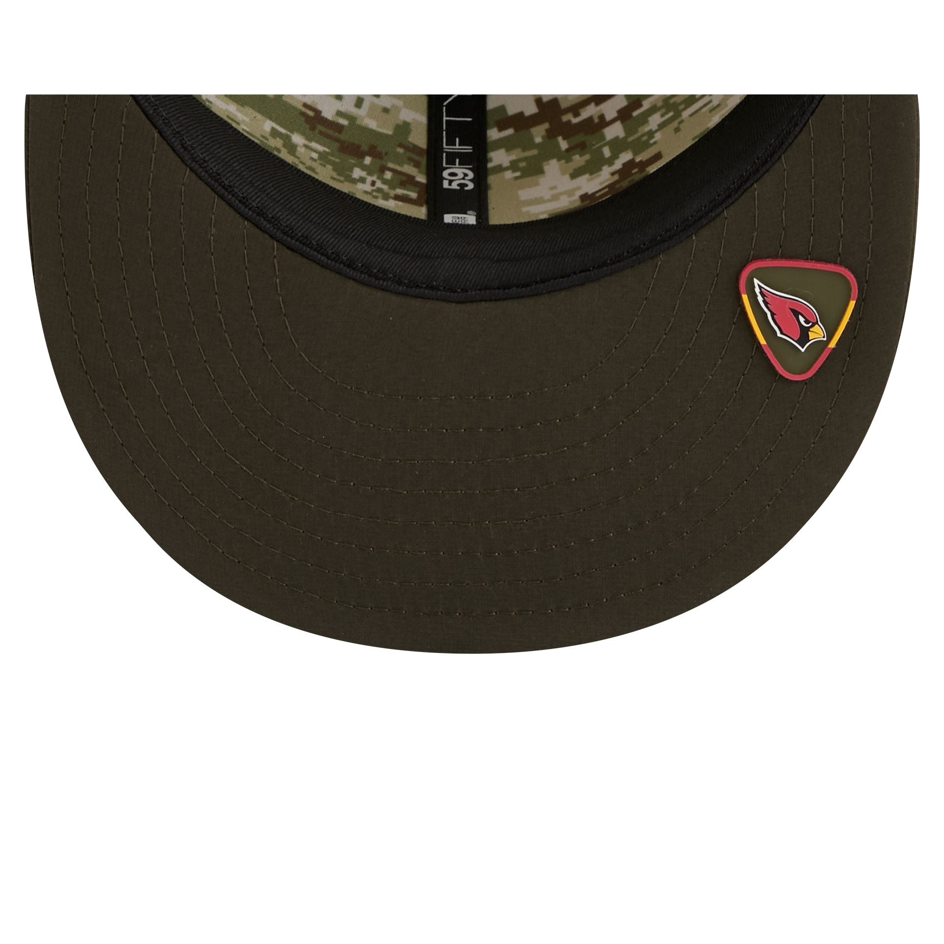 Arizona Cardinals 2025 Salute to Service 59FIFTY Fitted Hat - Image 7