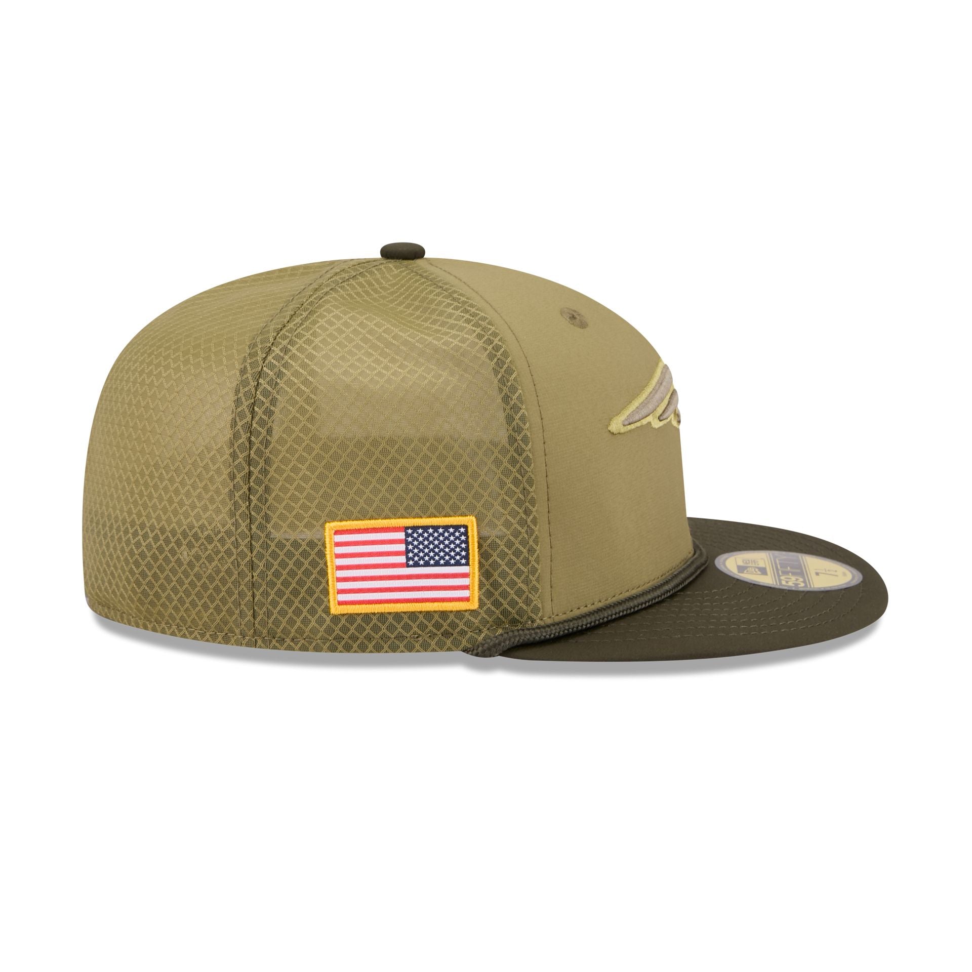 New England Patriots 2025 Salute to Service 59FIFTY Fitted Hat - Image 4