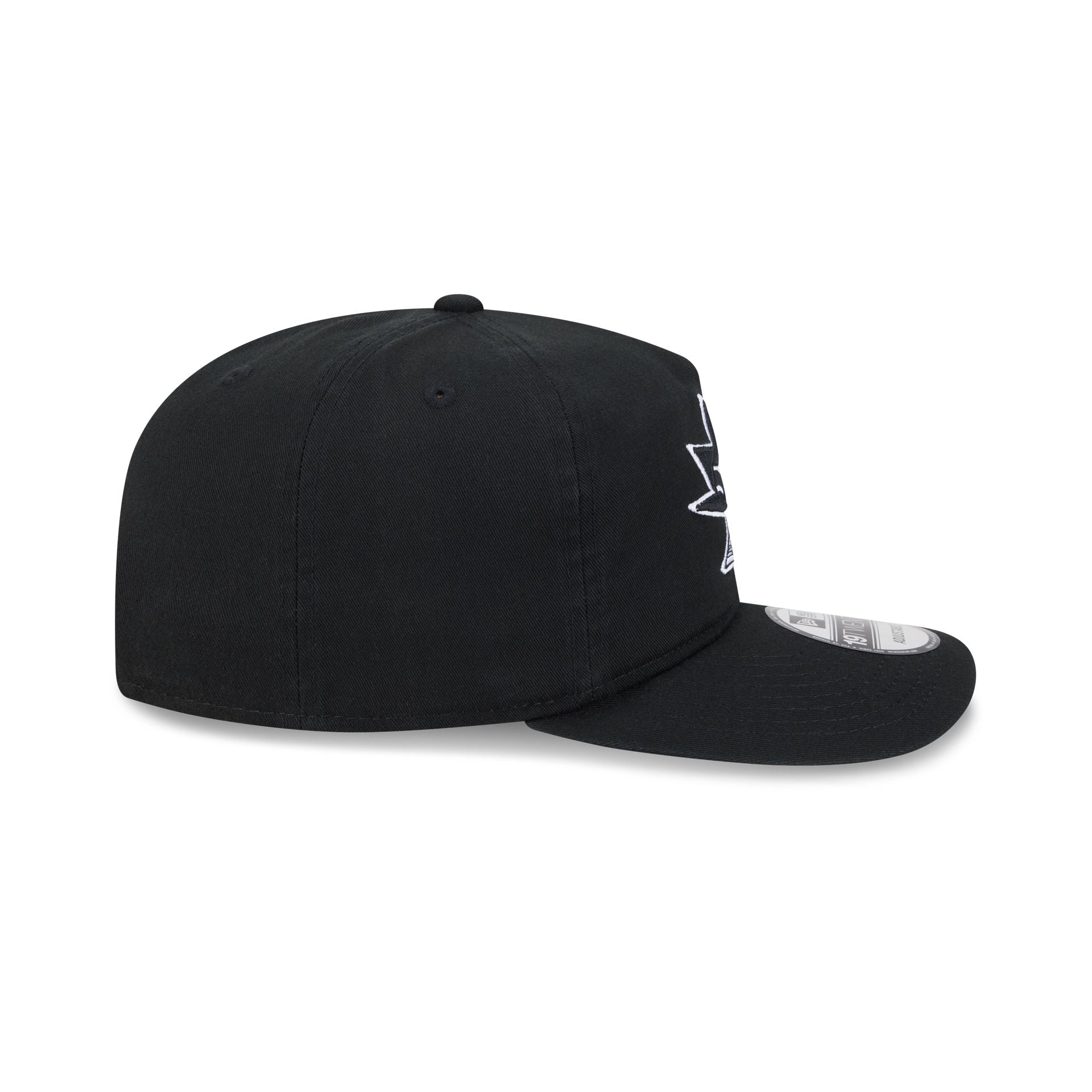 San Jose Sharks Black and White 19TWENTY Snapback Hat - Image 5