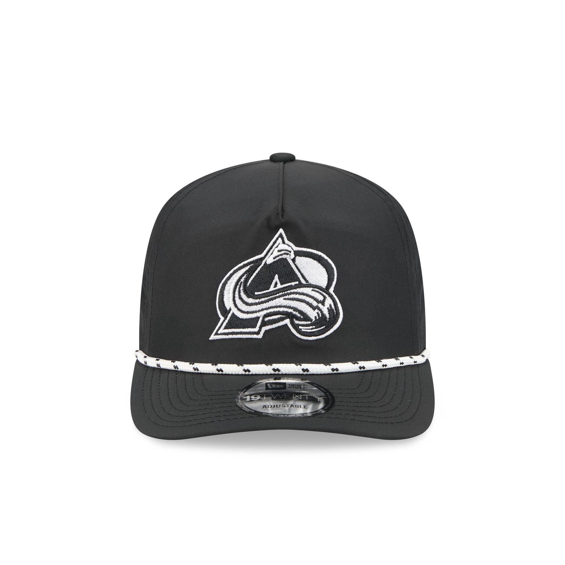Colorado Avalanche Black and White Rope 19TWENTY Snapback Hat - Image 2