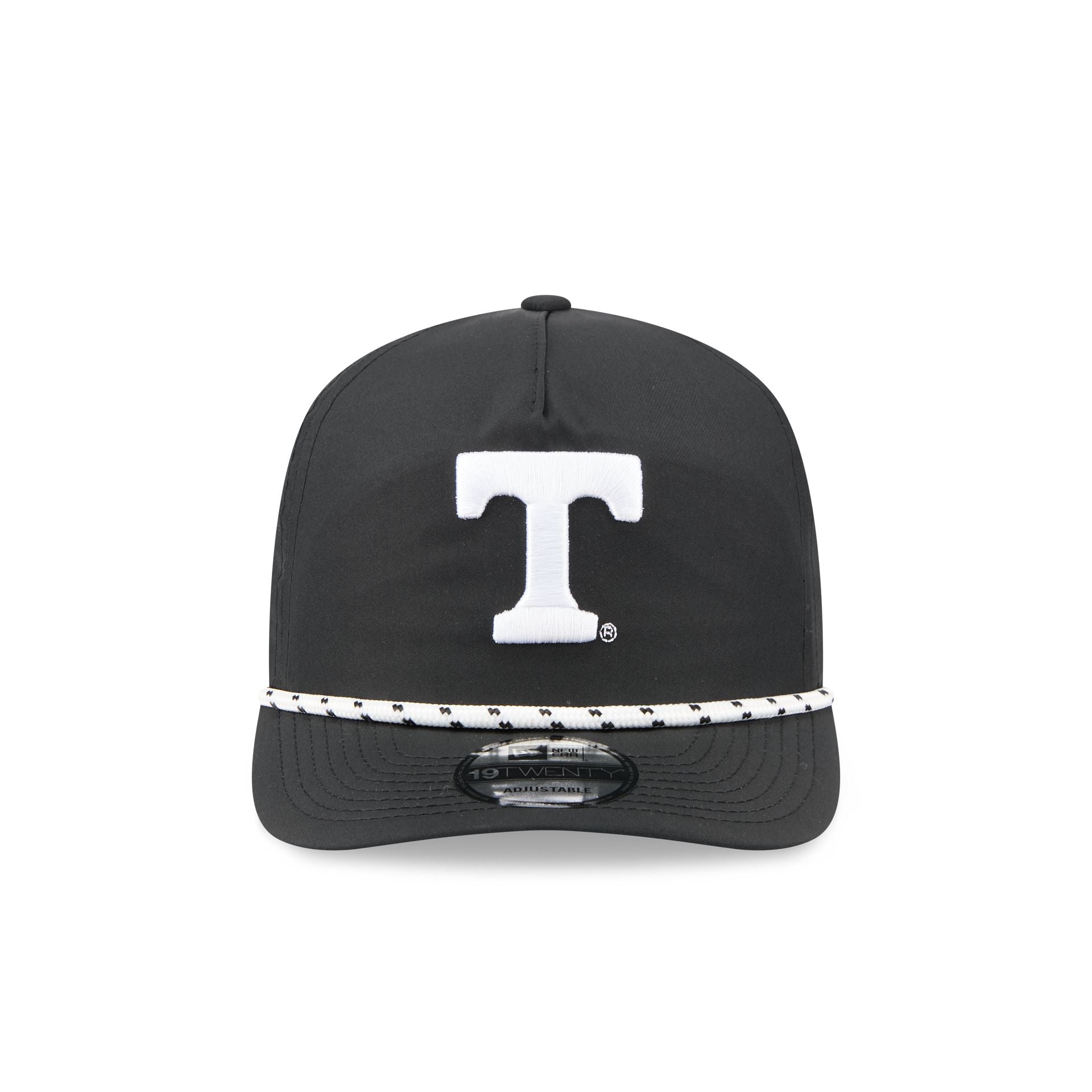 Tennessee Volunteers Black and White Rope 19TWENTY Snapback Hat - Image 2