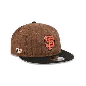 San Francisco Giants Three Looms Wool Pinstripe Retro Crown 9FIFTY Adjustable Hat