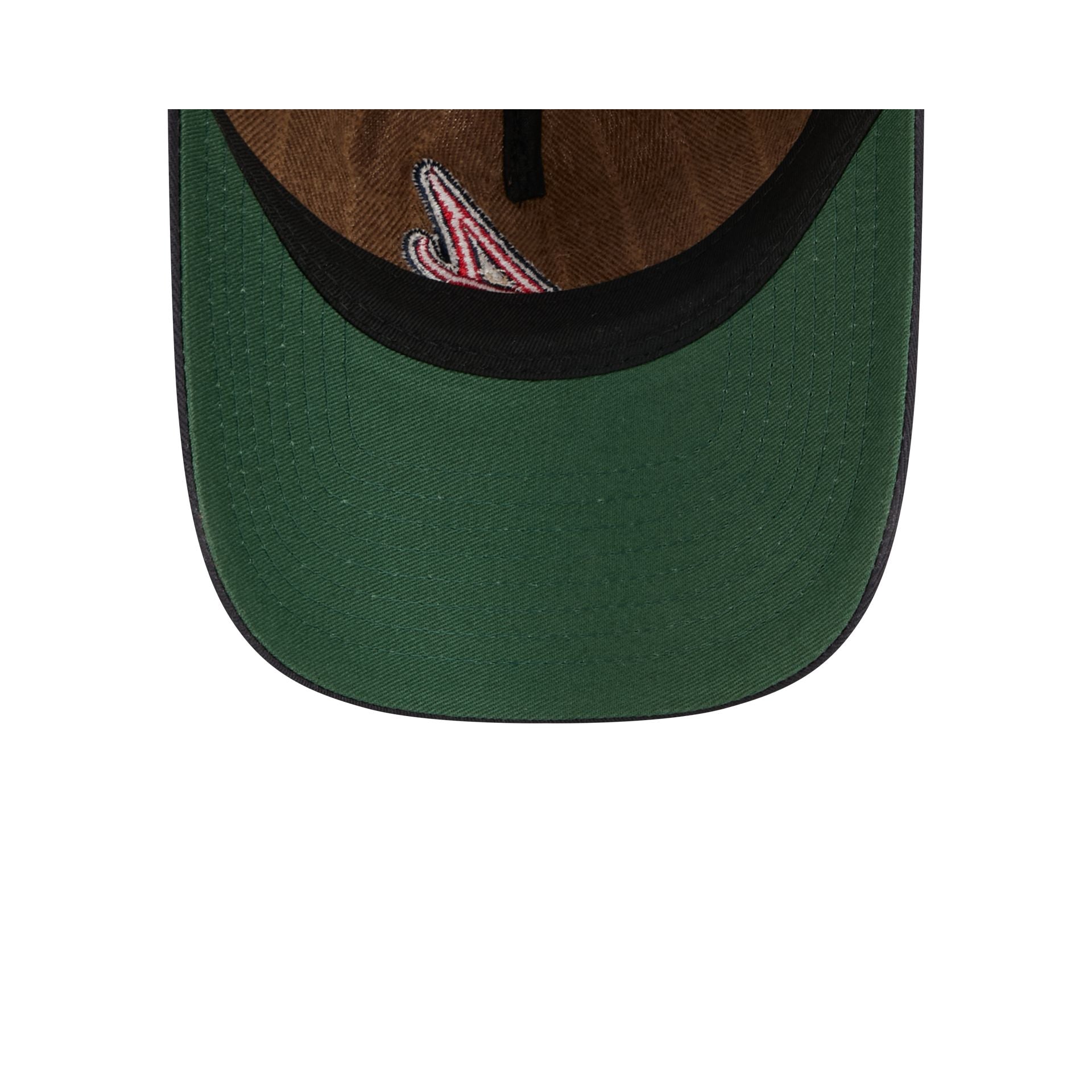 Atlanta Braves Three Looms Wool Pinstripe 9TWENTY A-Frame Adjustable Hat - Image 7