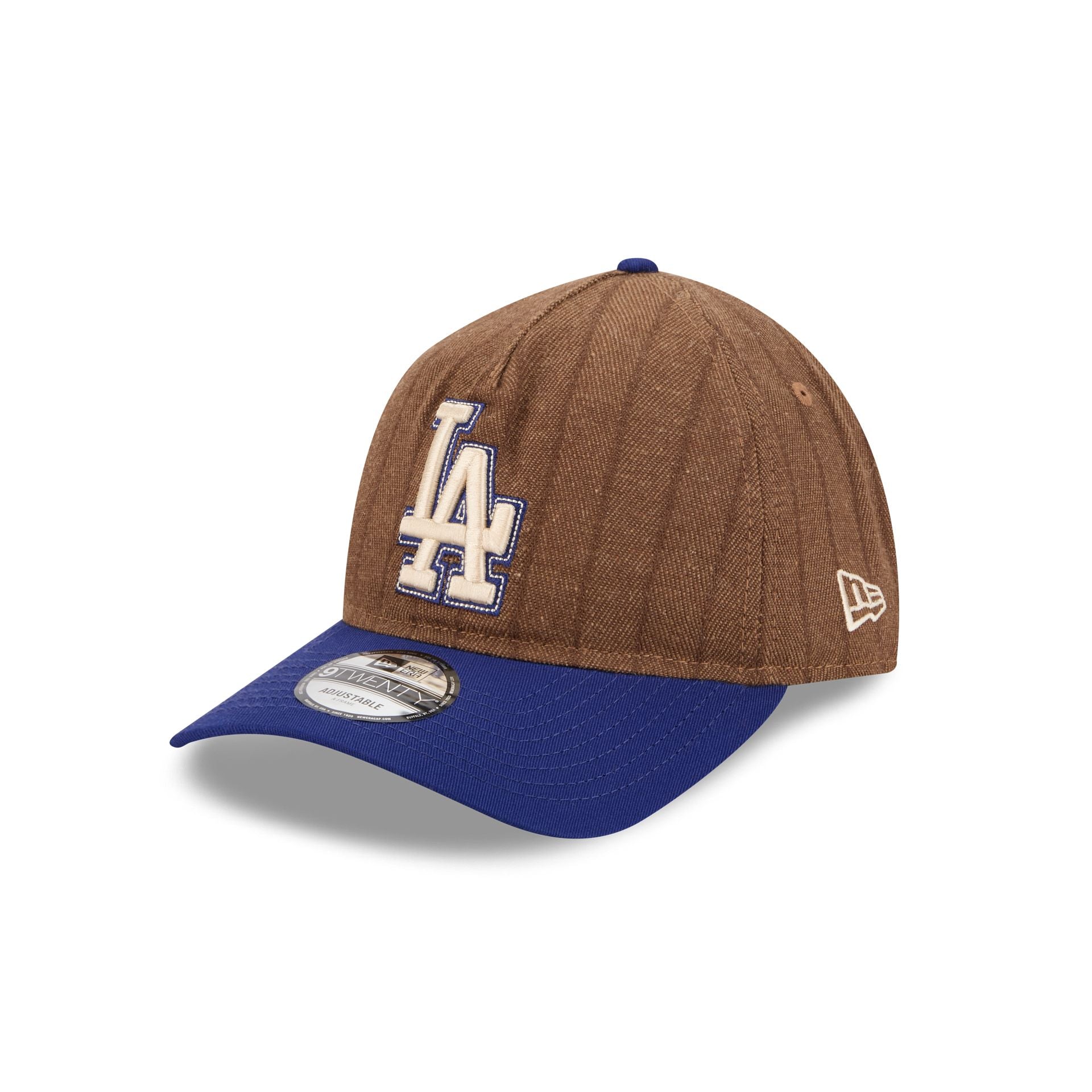 Los Angeles Dodgers Three Looms Wool Pinstripe 9TWENTY A-Frame Adjustable Hat - Image 3
