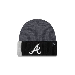 Atlanta Braves Merino Wool Color Block Cuff Knit Hat