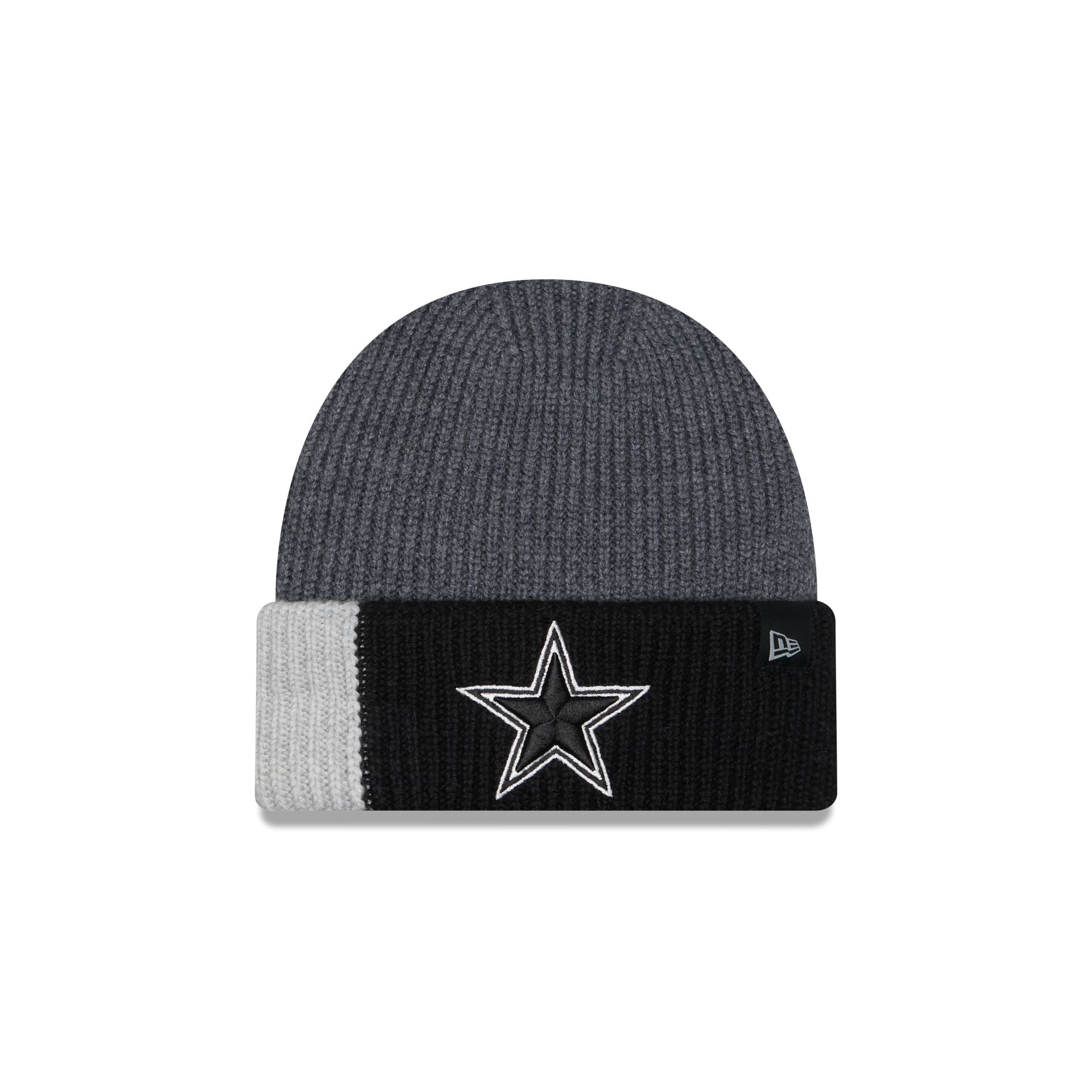 Dallas Cowboys Merino Wool Color Block Cuff Knit Hat