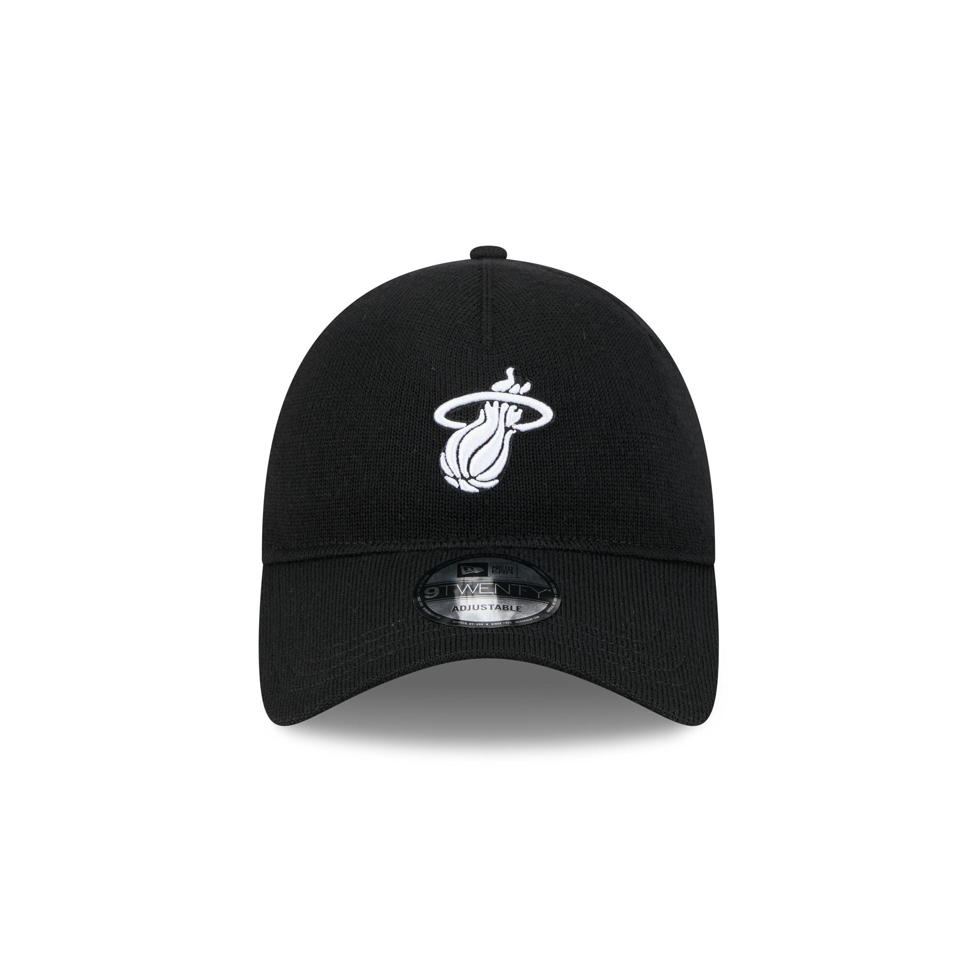 Miami Heat Merino Wool Black 9TWENTY Adjustable Hat - Image 2
