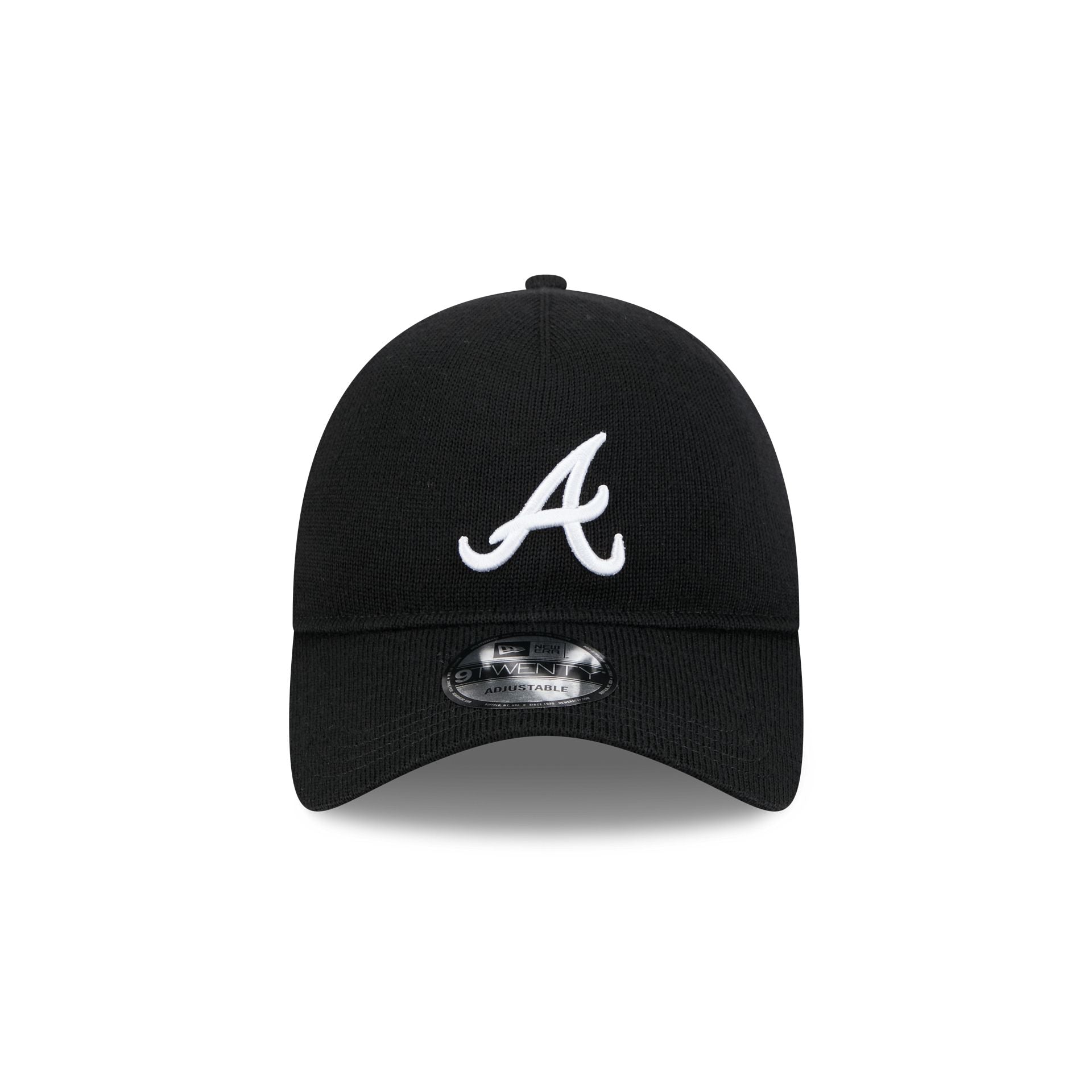 Atlanta Braves Merino Wool Black 9TWENTY Adjustable Hat - Image 2