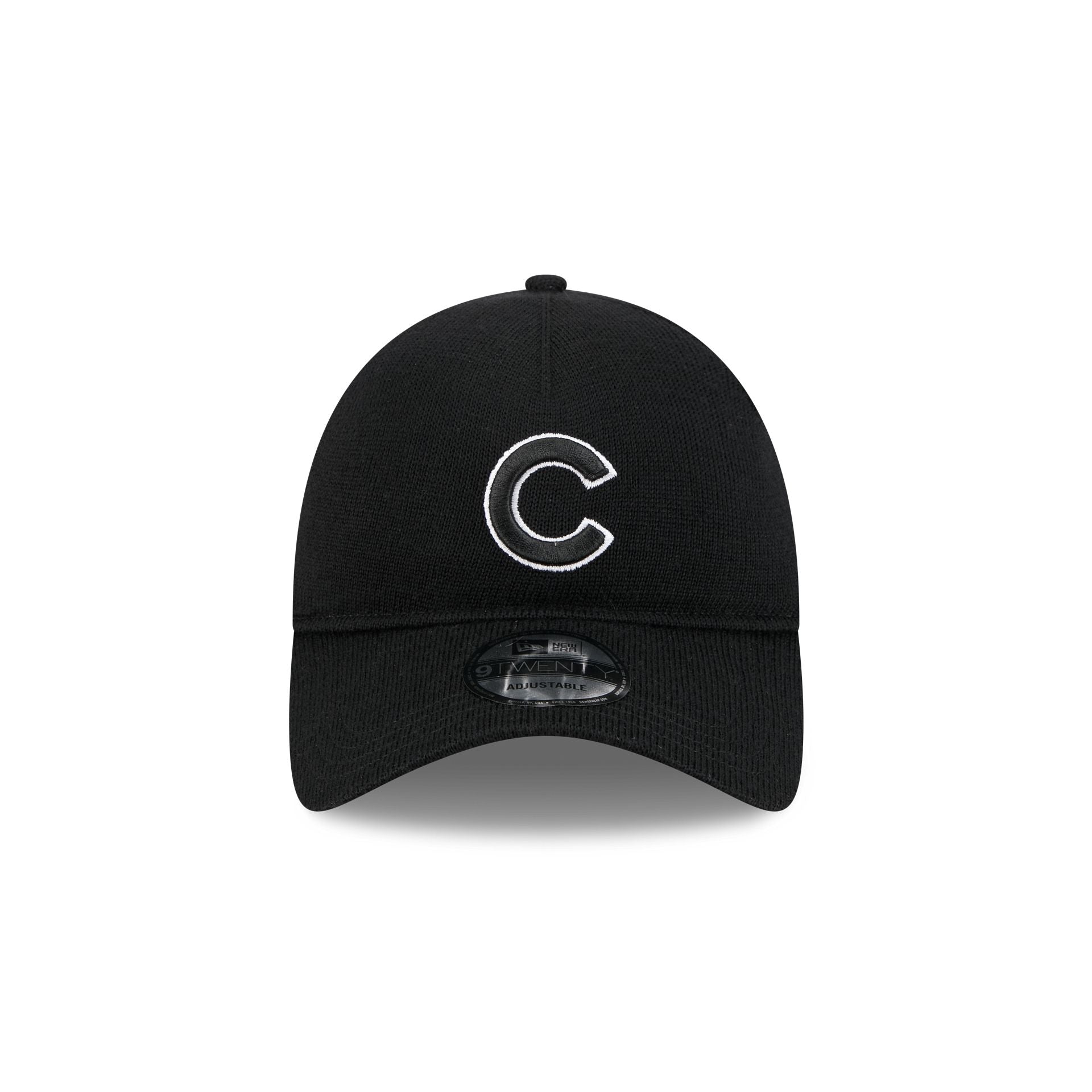 Chicago Cubs Merino Wool Black 9TWENTY Adjustable Hat - Image 2
