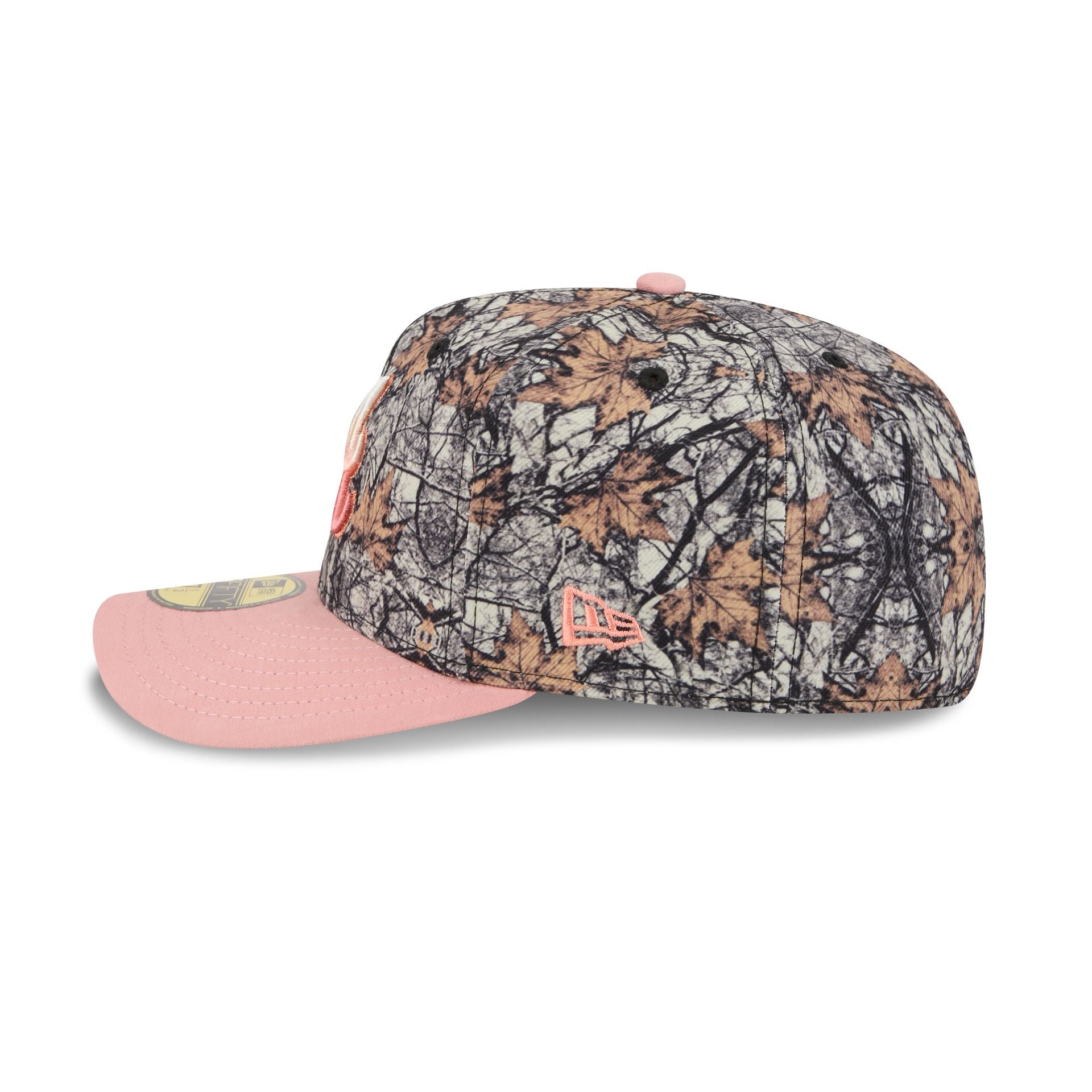 Just Caps Gradient Camo Atlanta Braves 59FIFTY Fitted Hat - Image 5