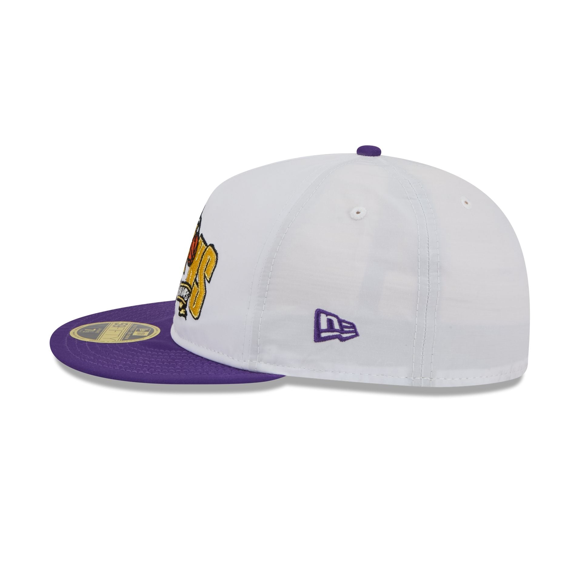 Los Angeles Lakers Champions White Retro Crown 59FIFTY Fitted Hat - Image 4