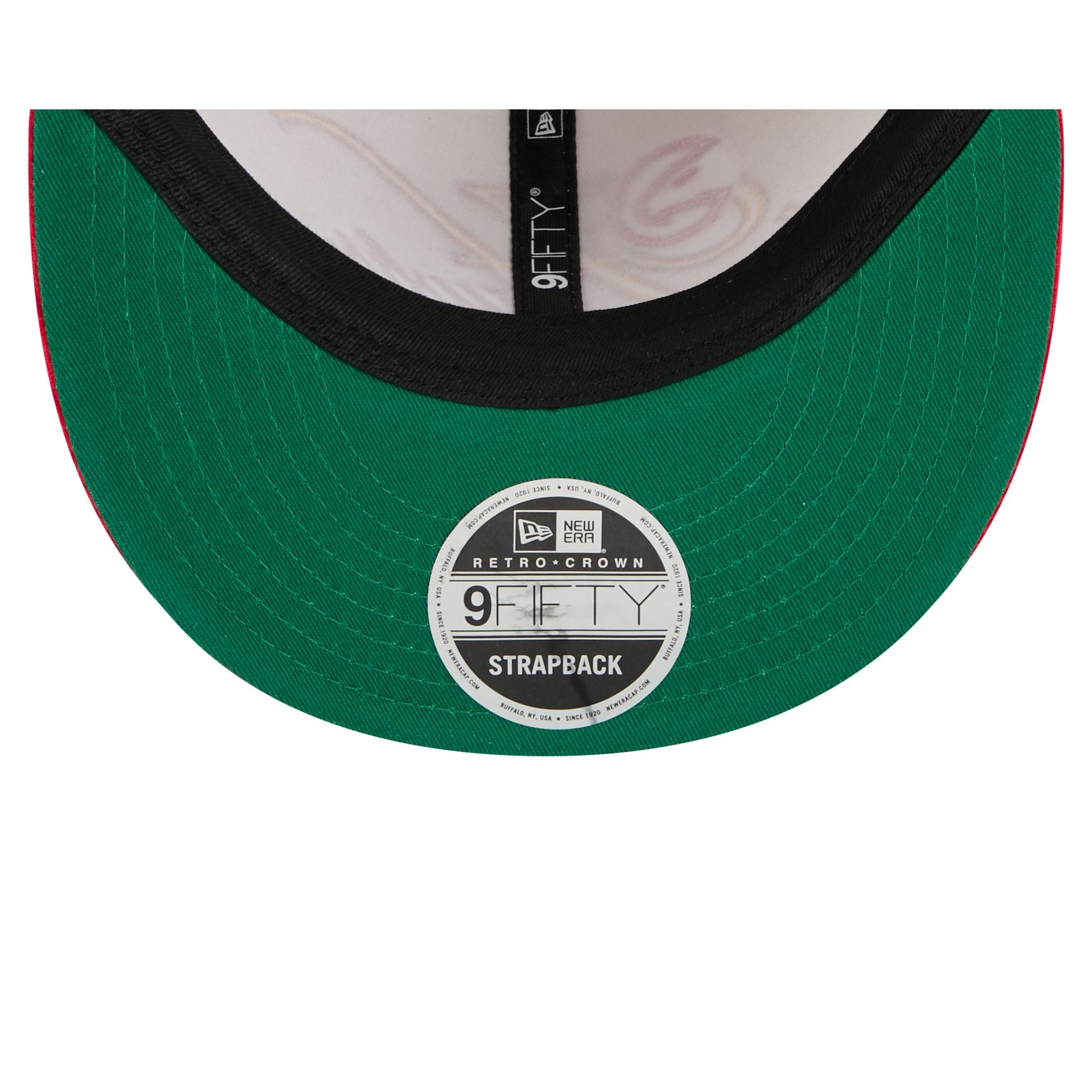 Atlanta Hawks Pinstripe Script Retro Crown 9FIFTY Adjustable Hat - Image 7