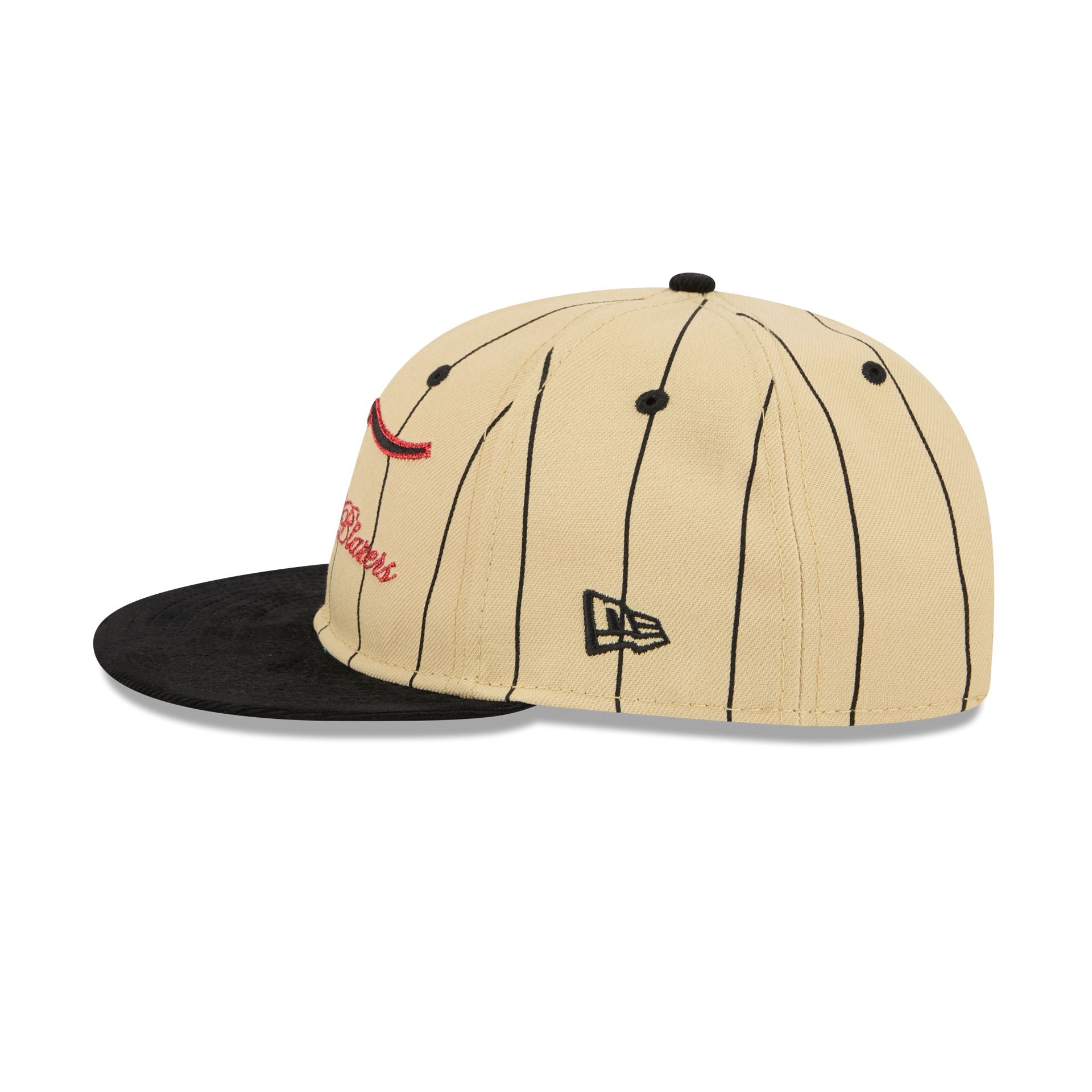 Portland Trail Blazers Pinstripe Script Retro Crown 9FIFTY Adjustable Hat - Image 4