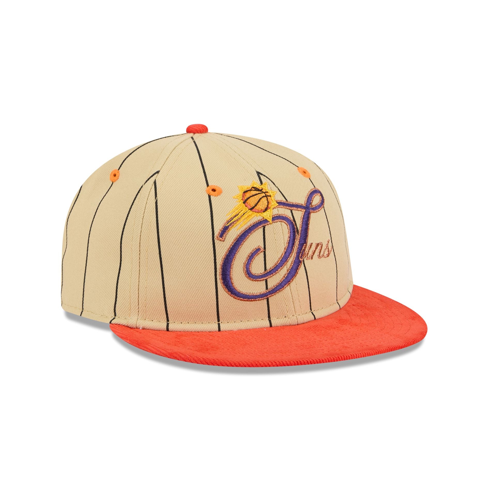 Phoenix Suns Pinstripe Script Retro Crown 9FIFTY Adjustable Hat - Image 3