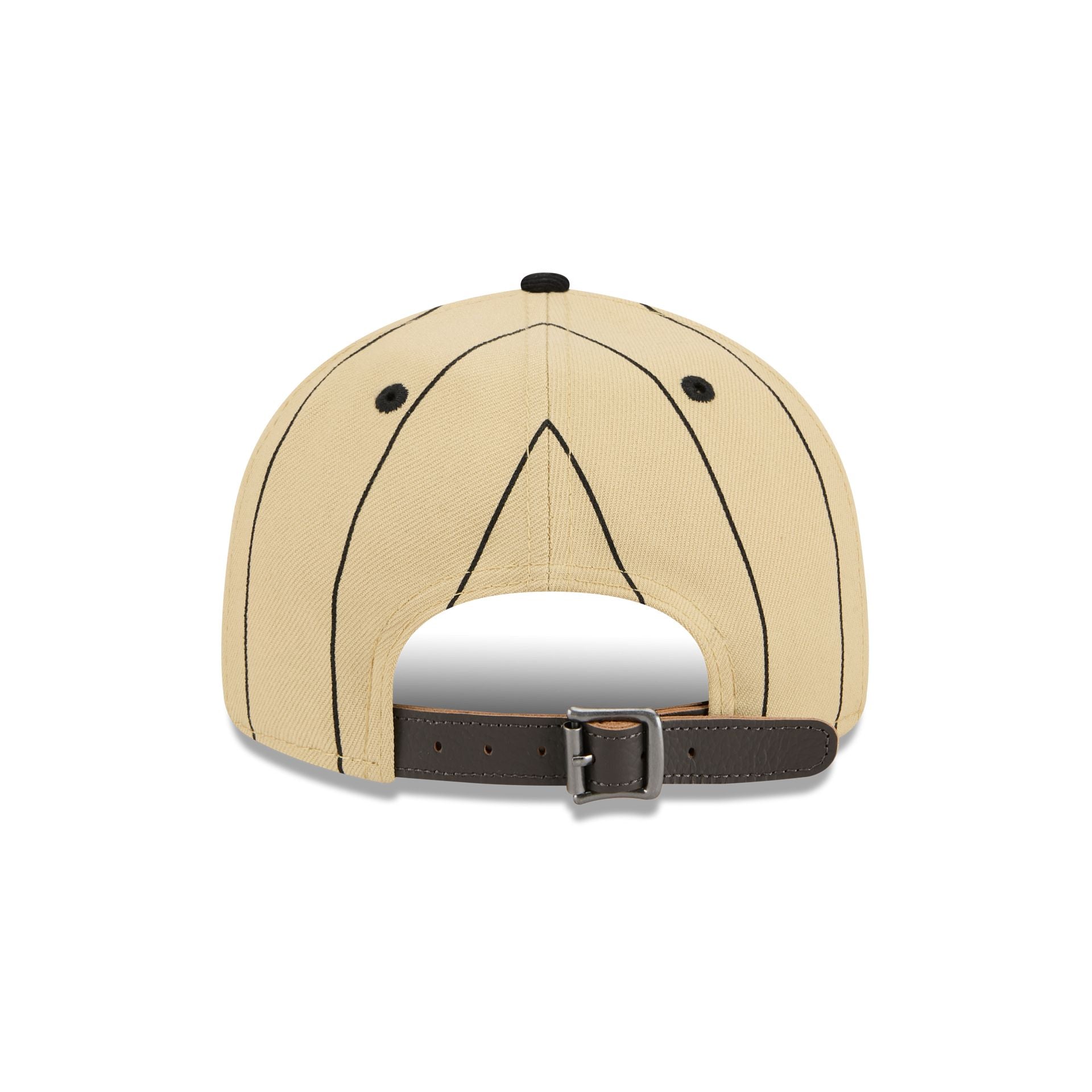 Brooklyn Nets Pinstripe Script Retro Crown 9FIFTY Adjustable Hat - Image 6