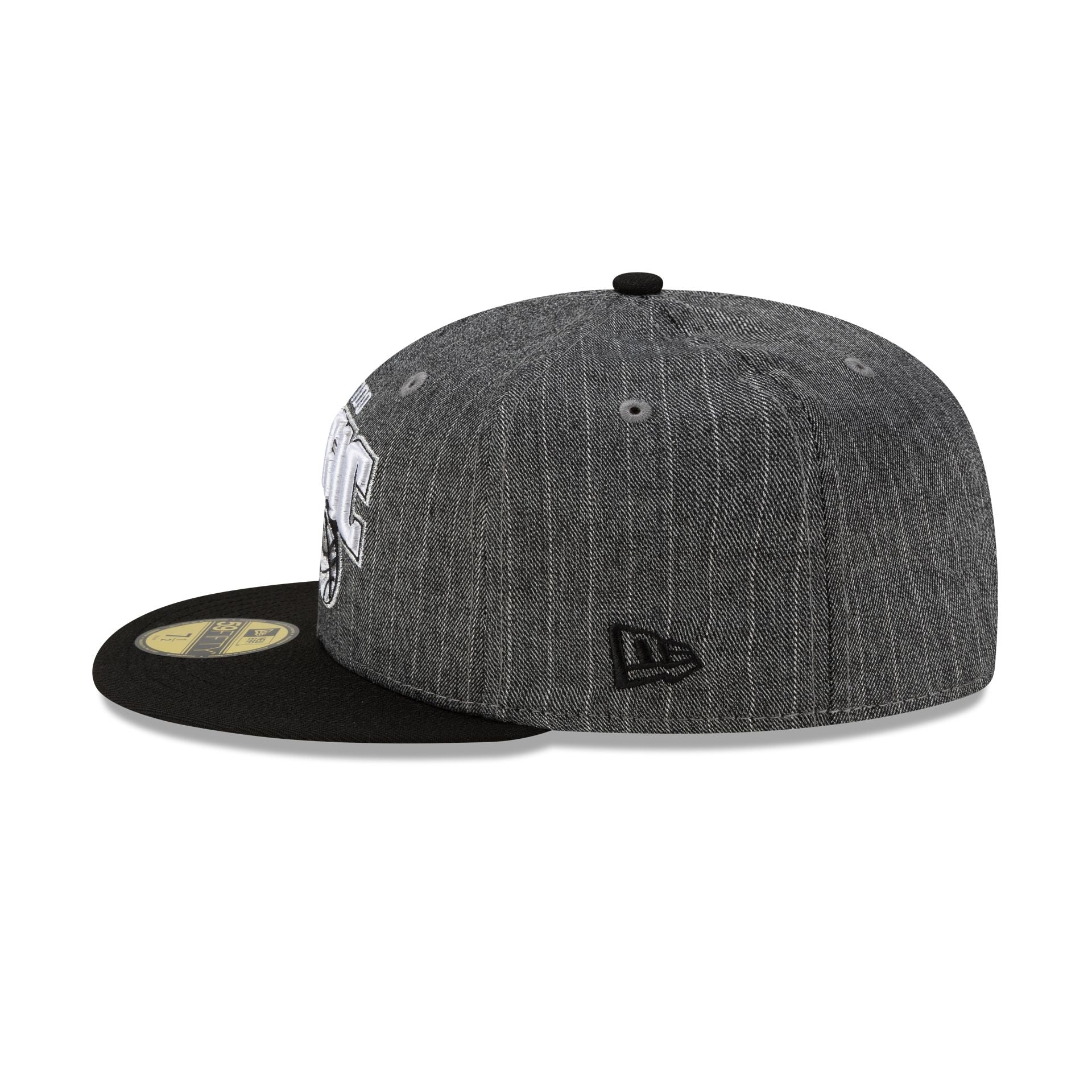 Just Caps Black Pinstripe Orlando Magic 59FIFTY Fitted Hat - Image 4