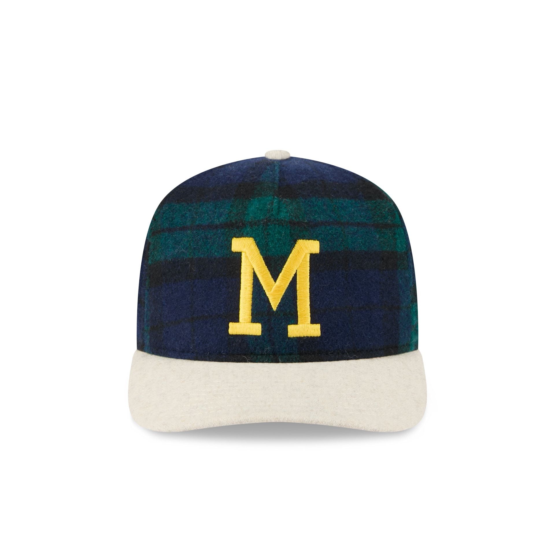 Milwaukee Brewers Plaid Letterman 19TWENTY Adjustable Hat - Image 2