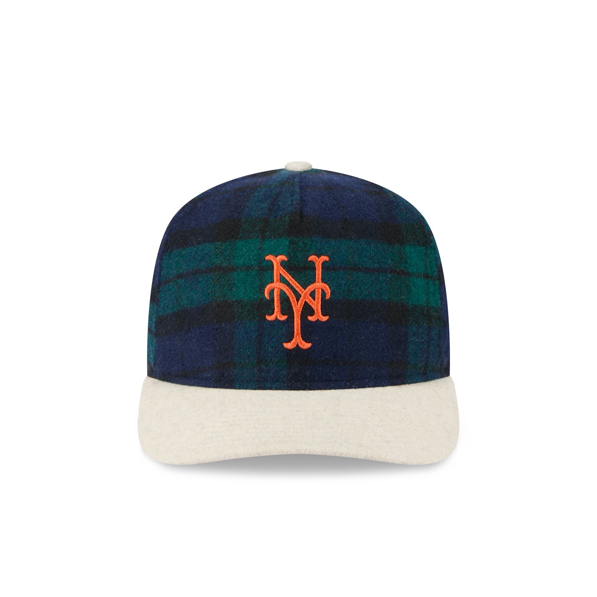 New York Mets Plaid Letterman 19TWENTY Adjustable Hat - Image 2