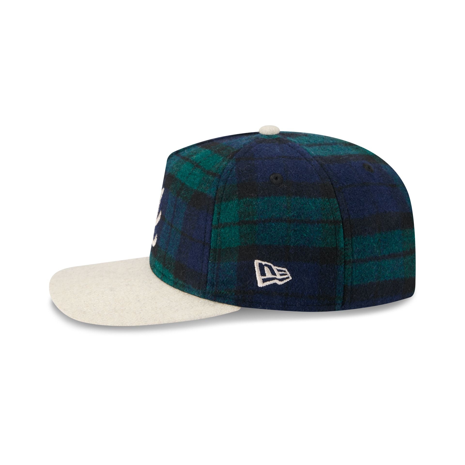 Atlanta Braves Plaid Letterman 19TWENTY Adjustable Hat - Image 5