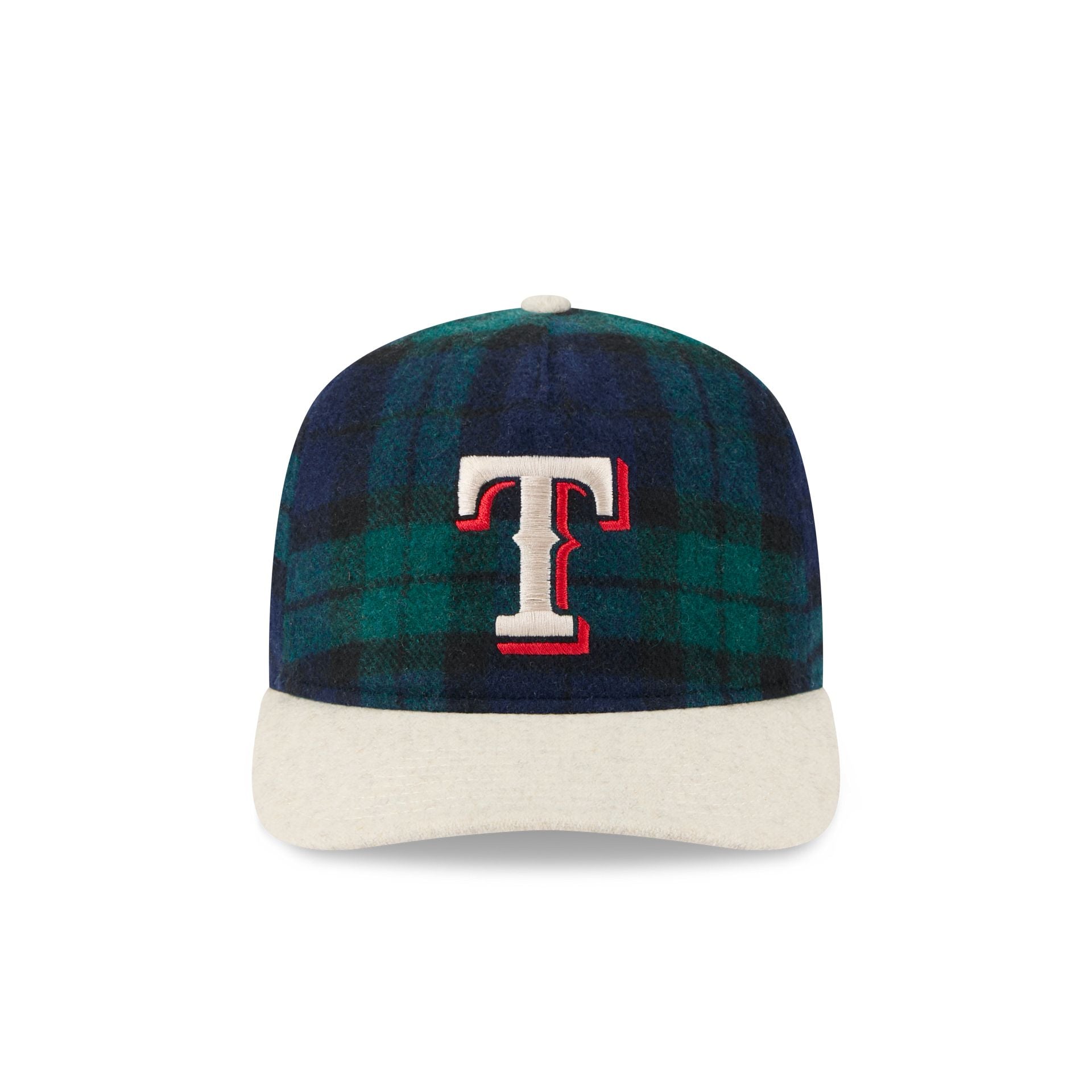 Texas Rangers Plaid Letterman 19TWENTY Adjustable Hat - Image 2